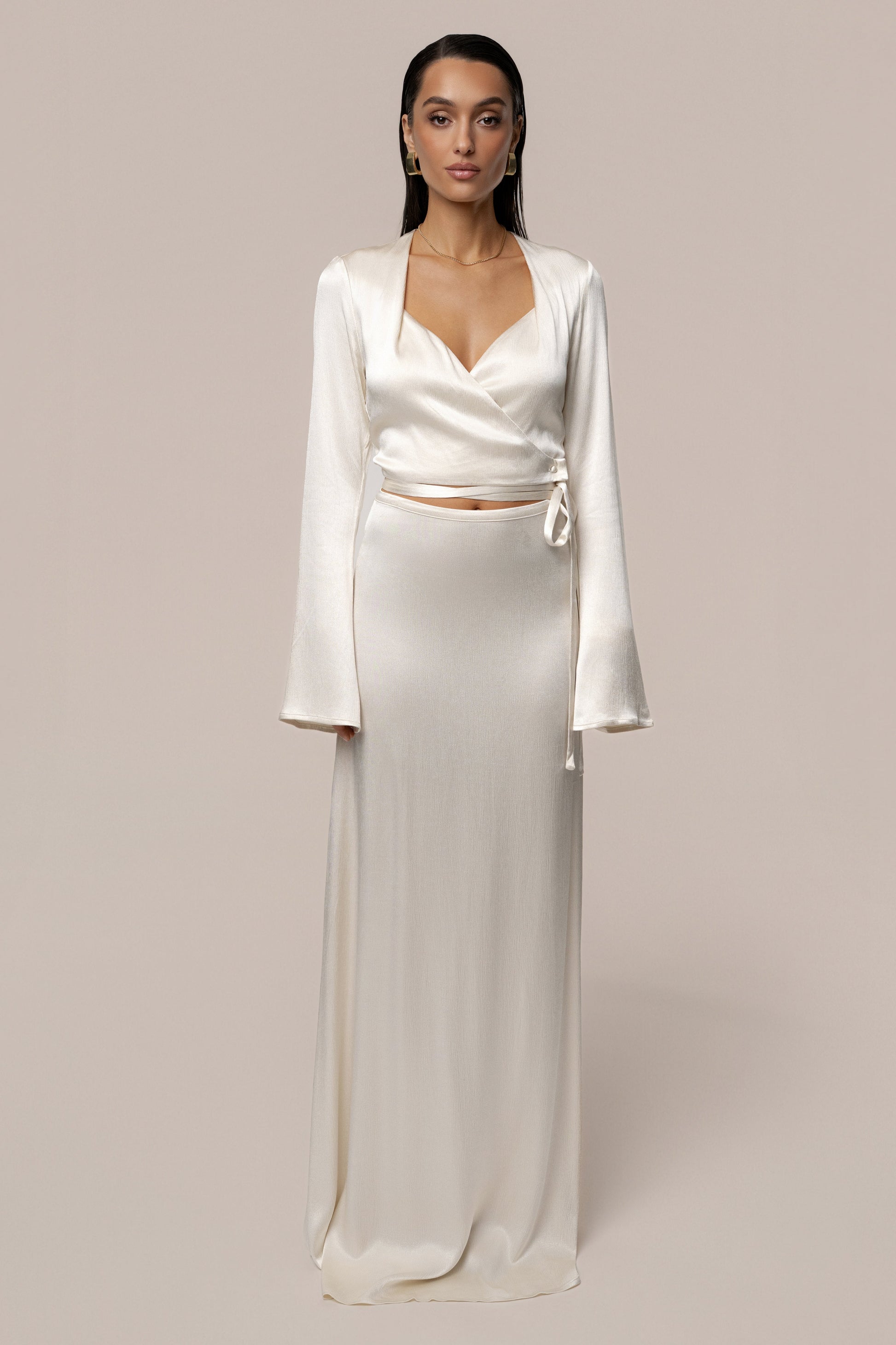 Champagne Golden Eve Skirt Set JLUXLABEL