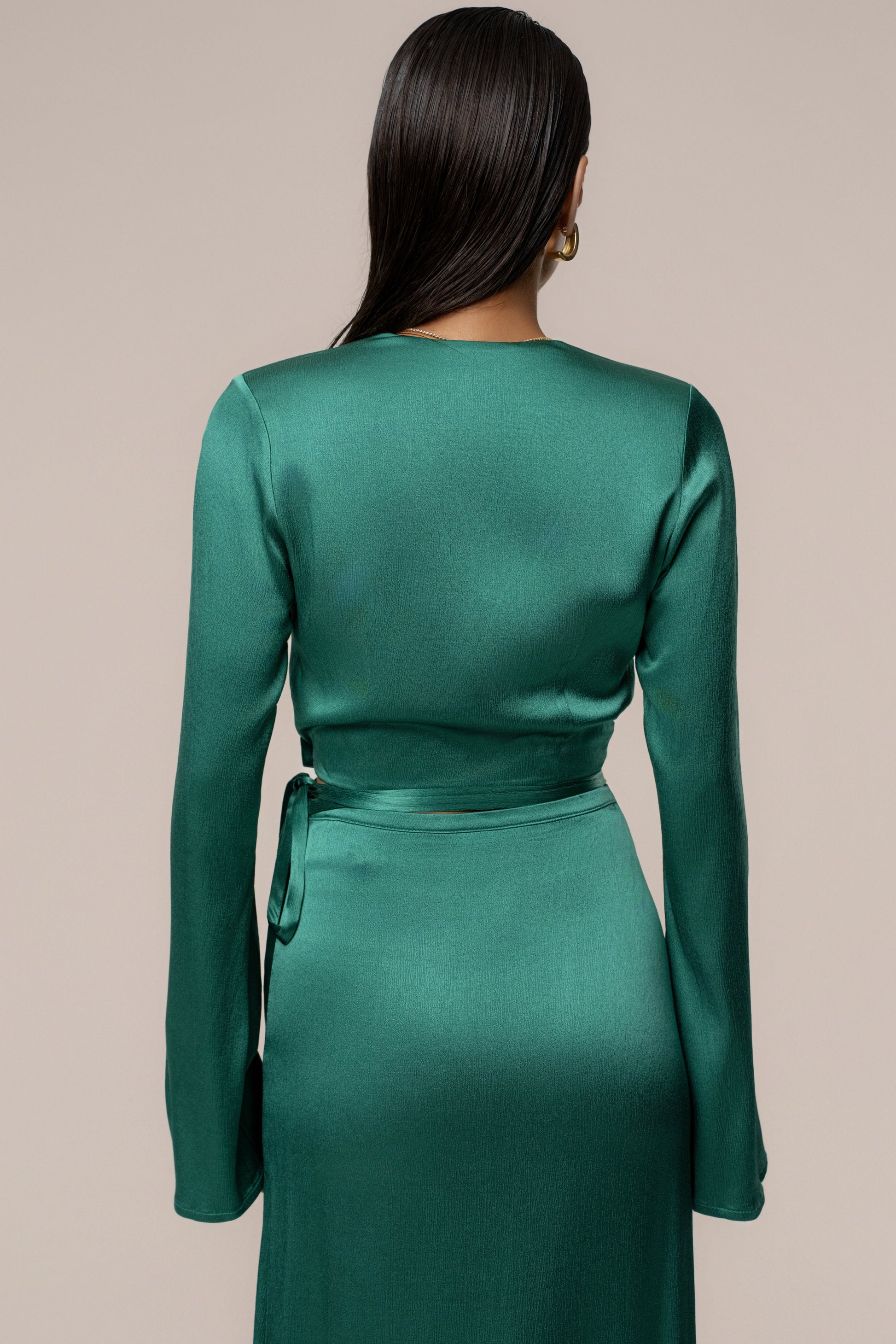 Green Golden Eve Skirt Set JLUXLABEL