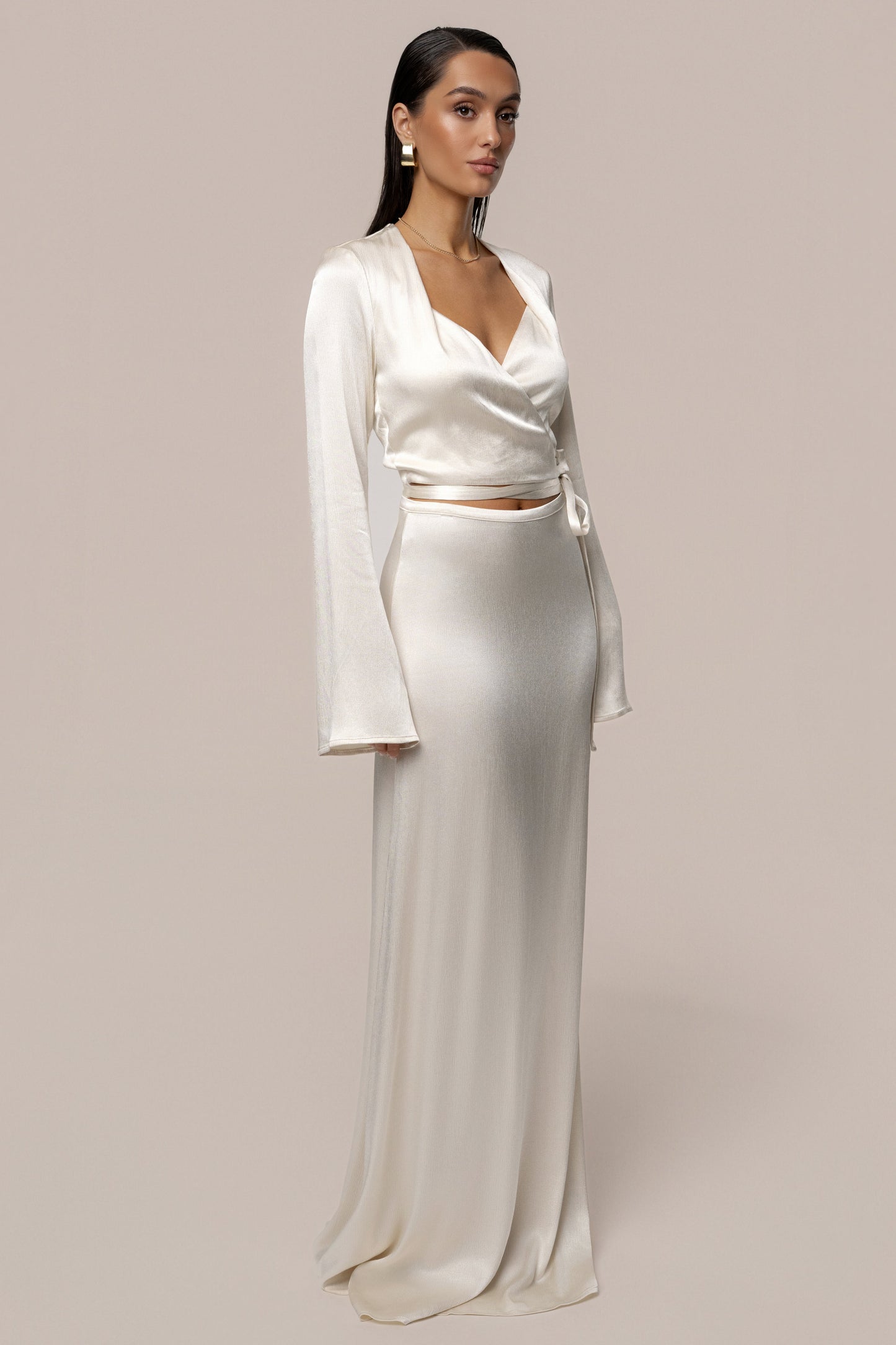 Champagne Golden Eve Skirt Set JLUXLABEL