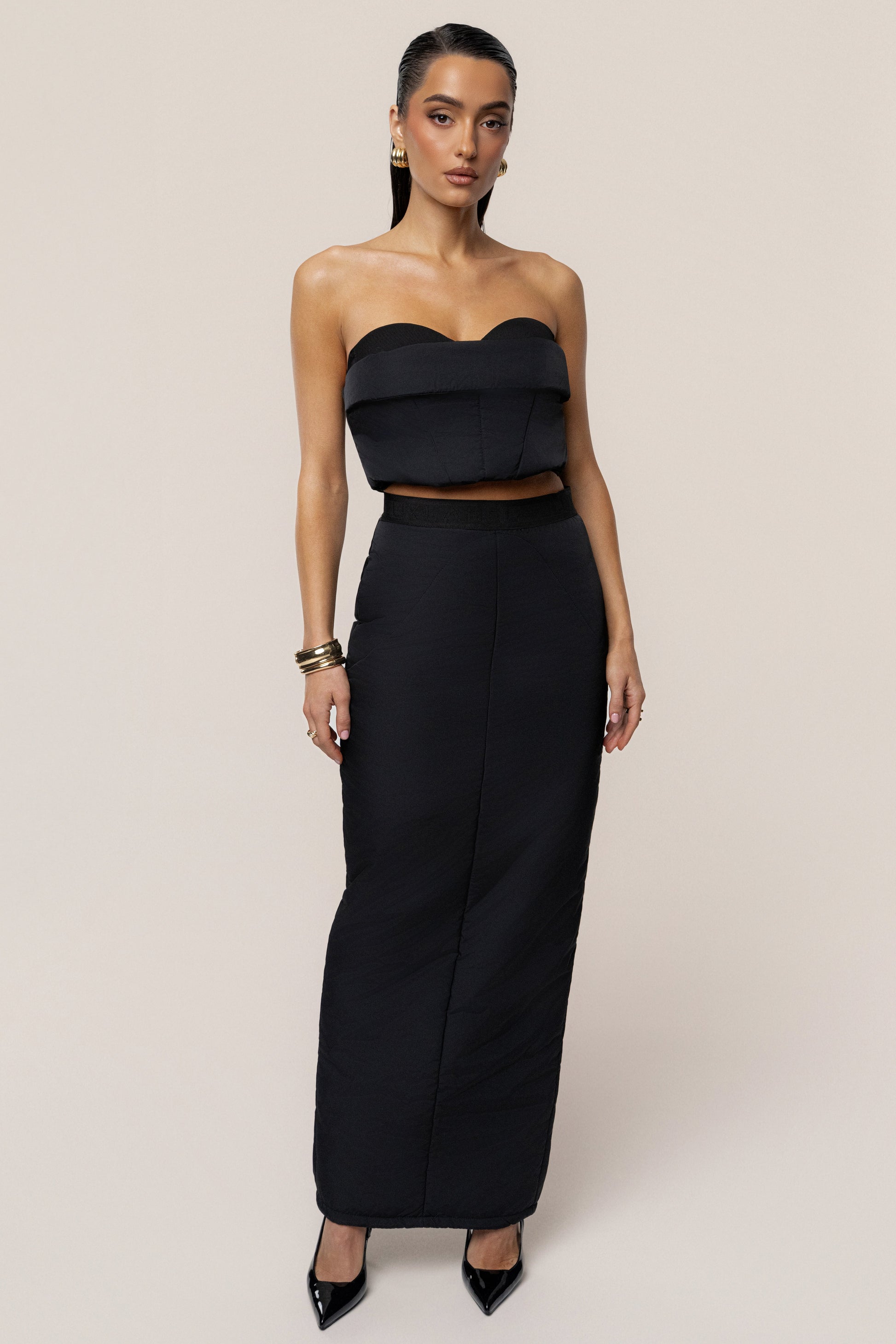 Black Addyson Skirt Set JLUXLABEL