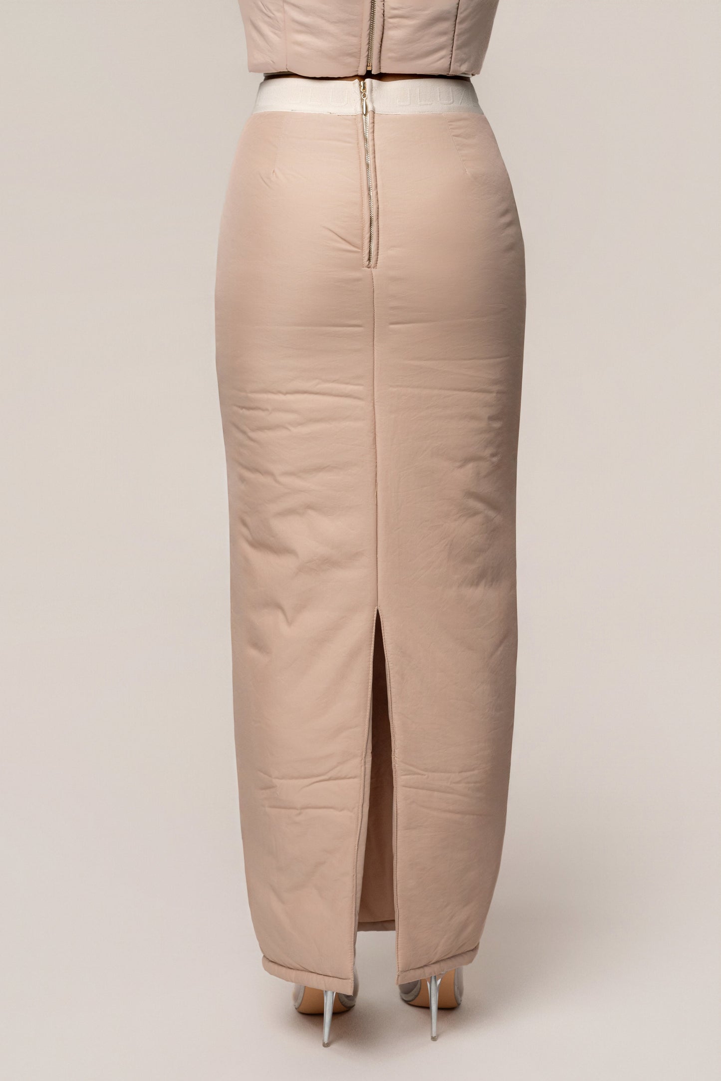 Beige Addyson Skirt Set JLUXLABEL
