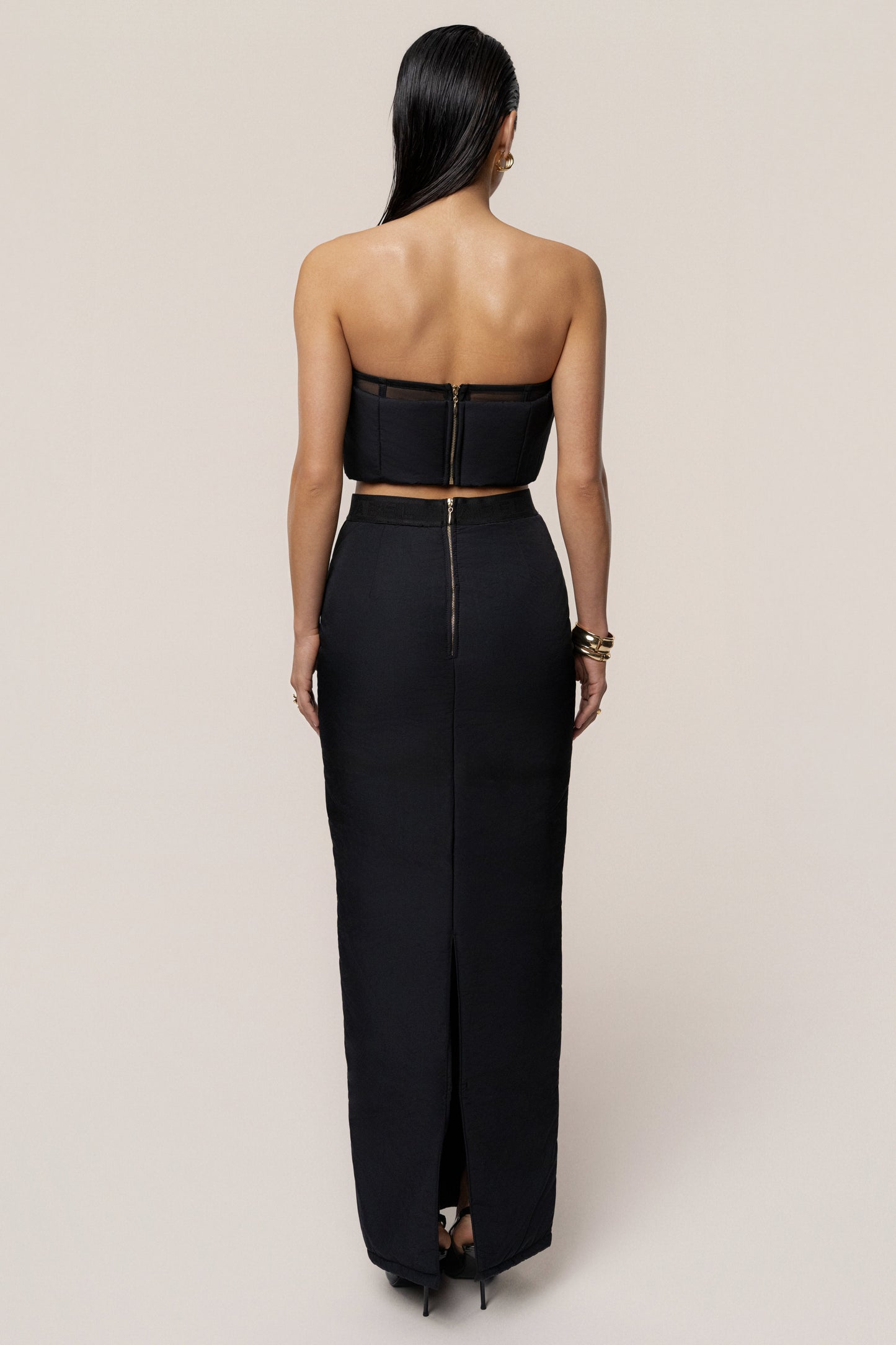 Black Addyson Skirt Set JLUXLABEL