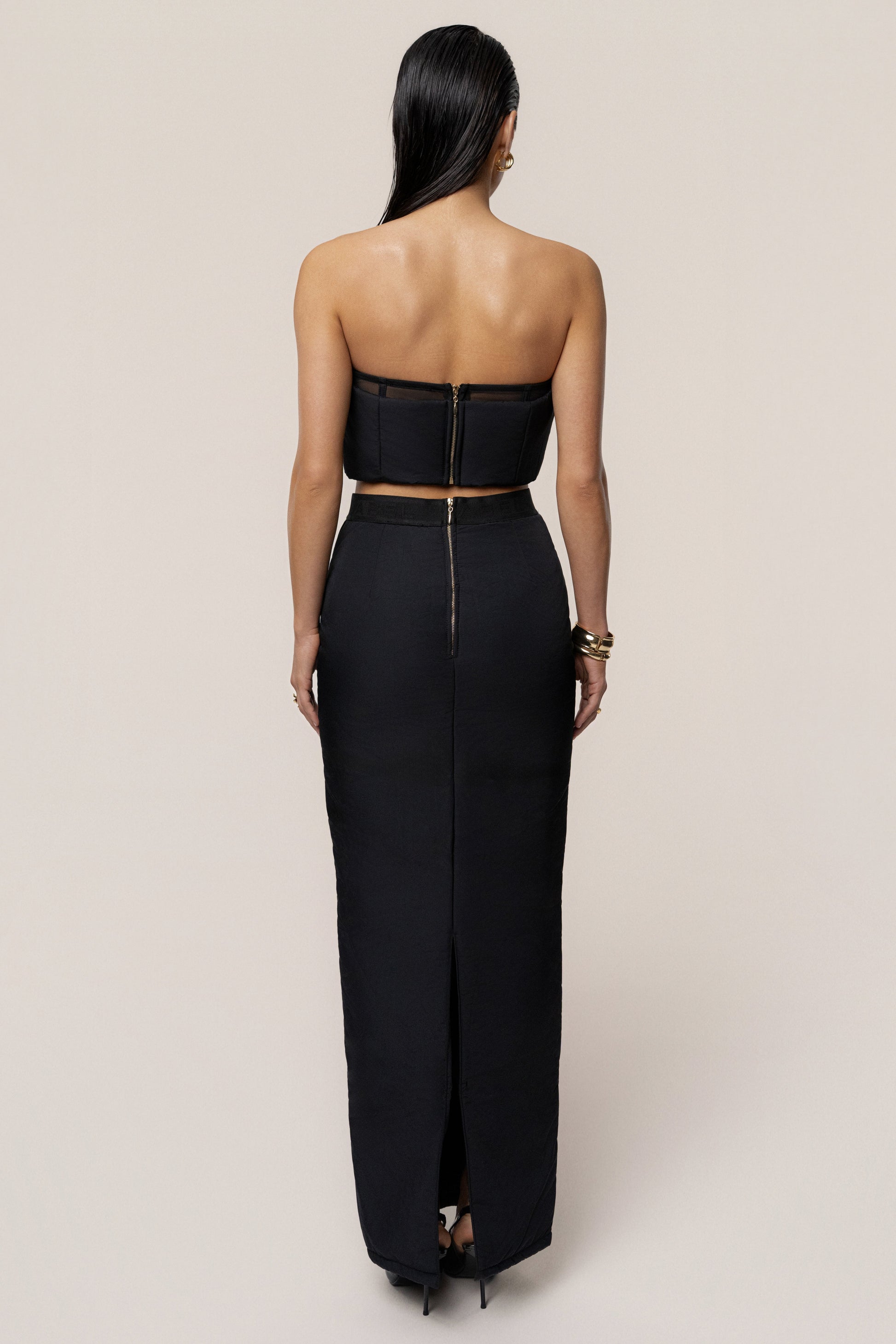 Black Addyson Skirt Set JLUXLABEL