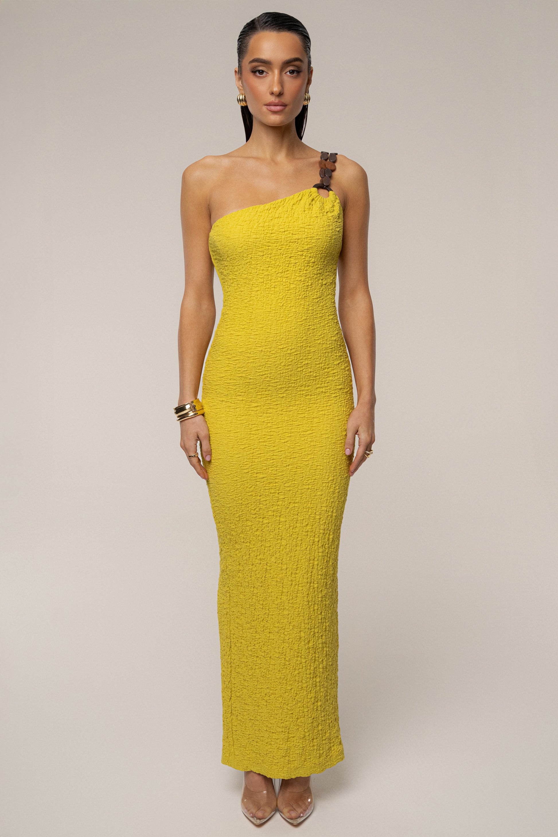 Lime Summer In Capri Dress JLUXLABEL