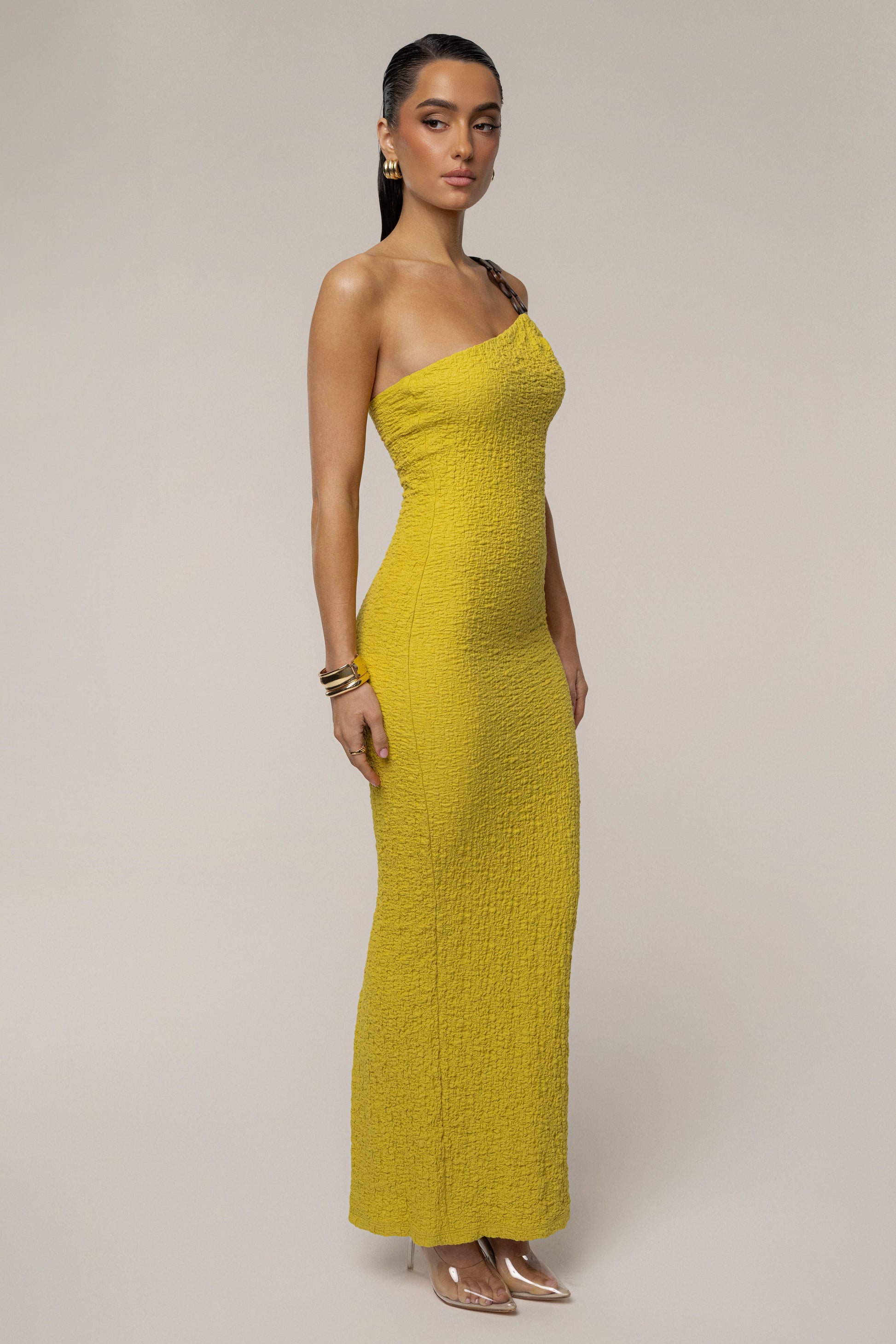 Lime Summer In Capri Dress JLUXLABEL