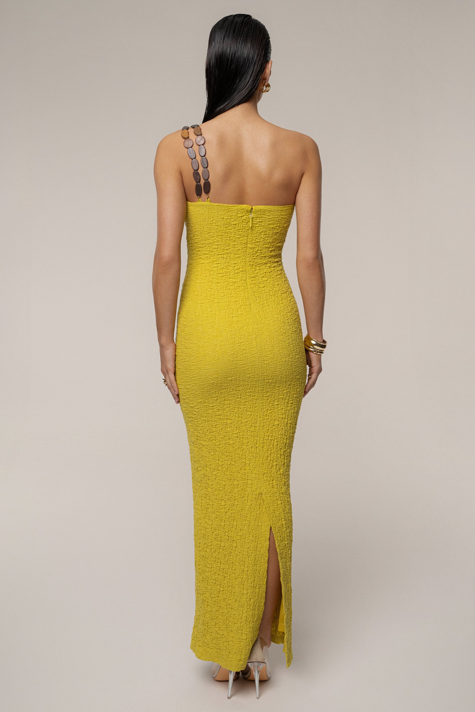 Lime Summer In Capri Dress JLUXLABEL