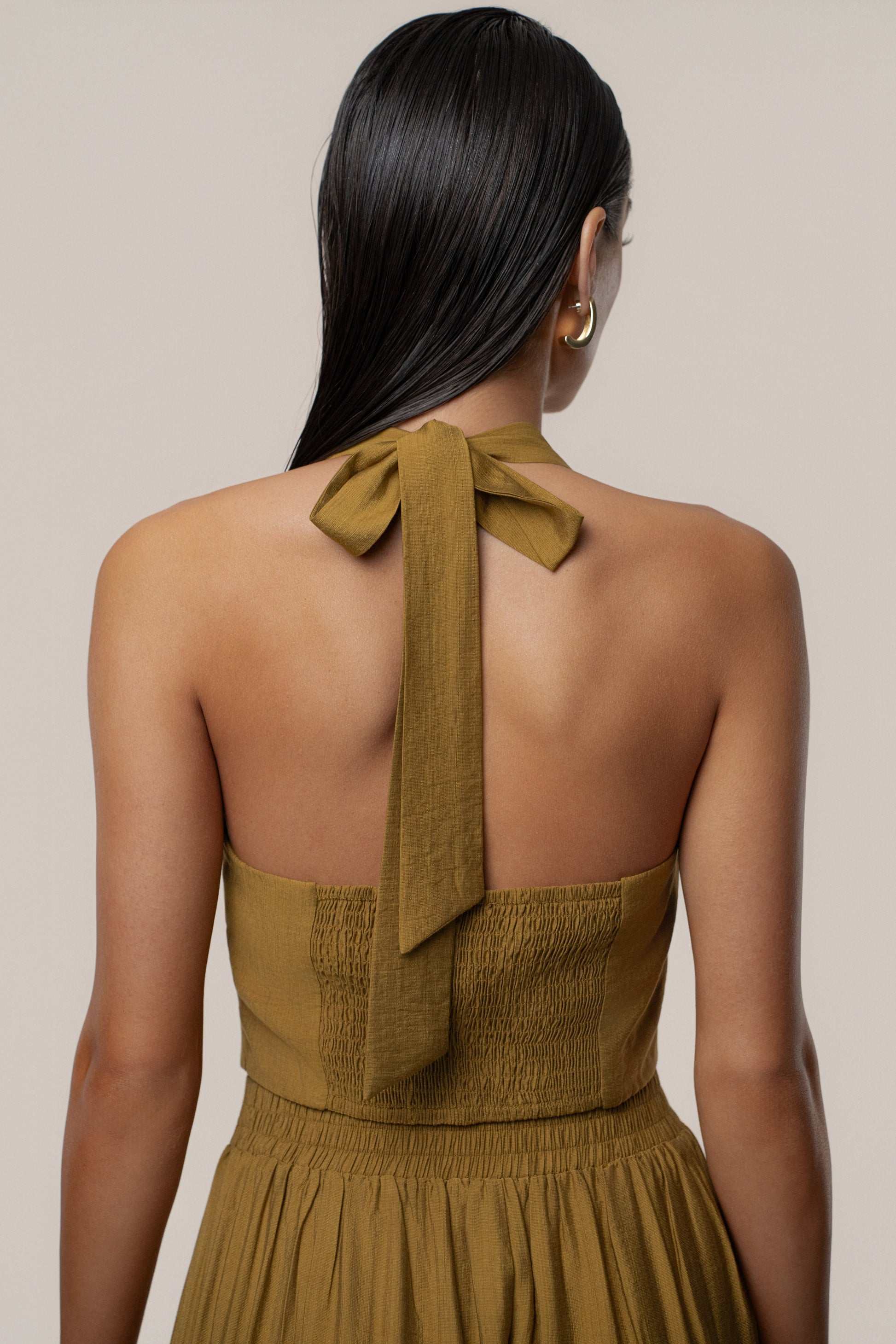 Olive Tropical Daze Pant Set NEWFASHIONEDGE