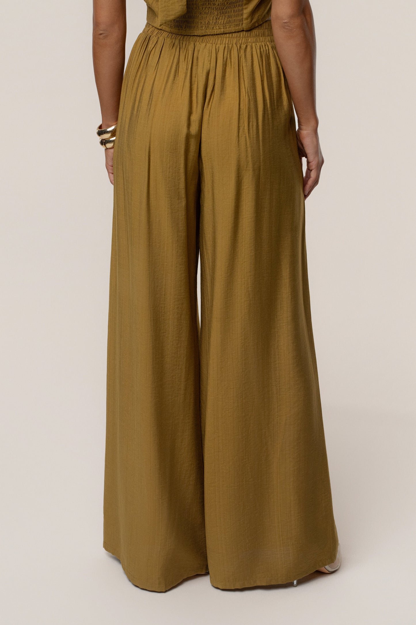 Olive Tropical Daze Pant Set NEWFASHIONEDGE