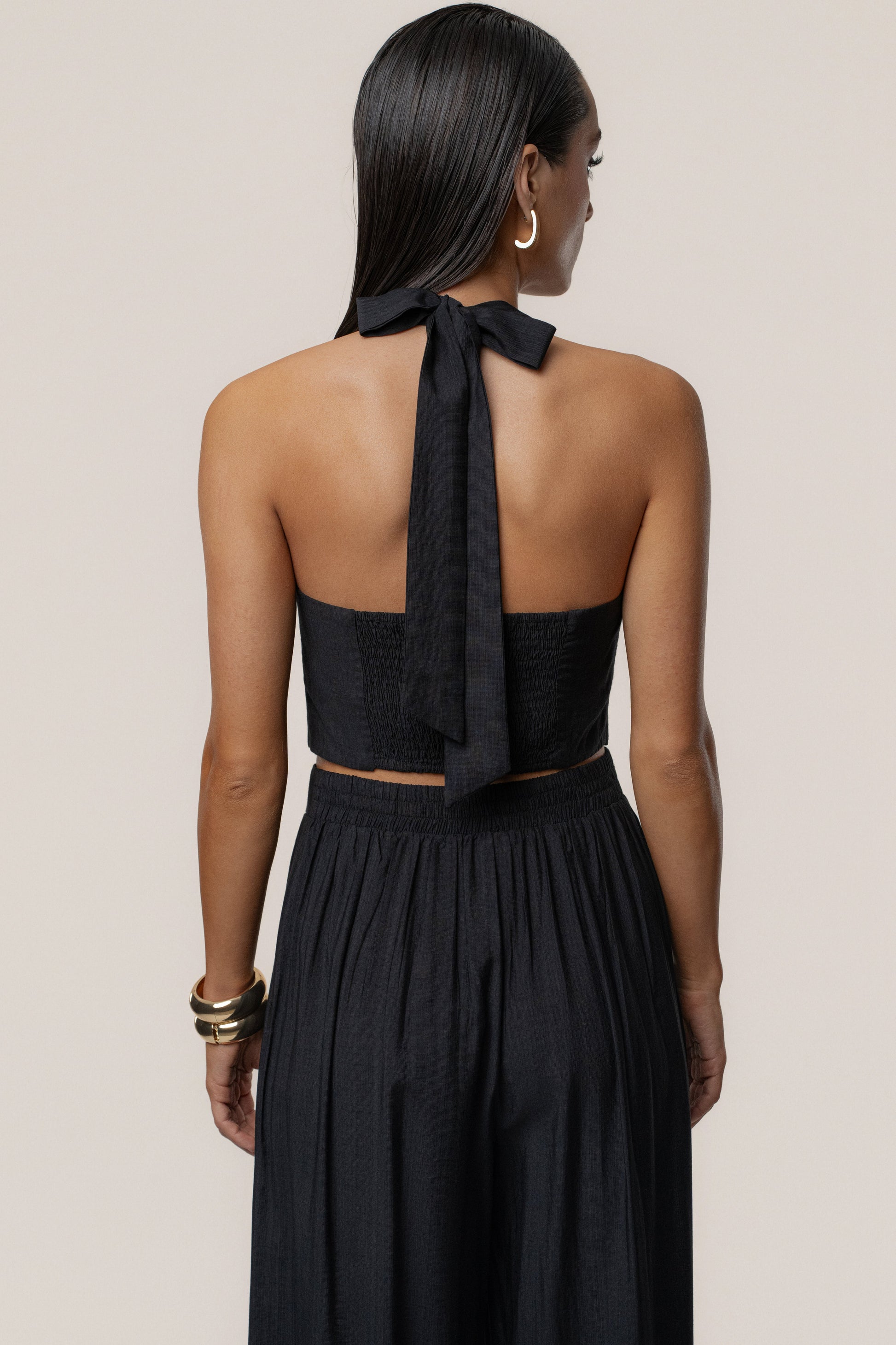 Black Tropical Daze Pant Set JLUXLABEL