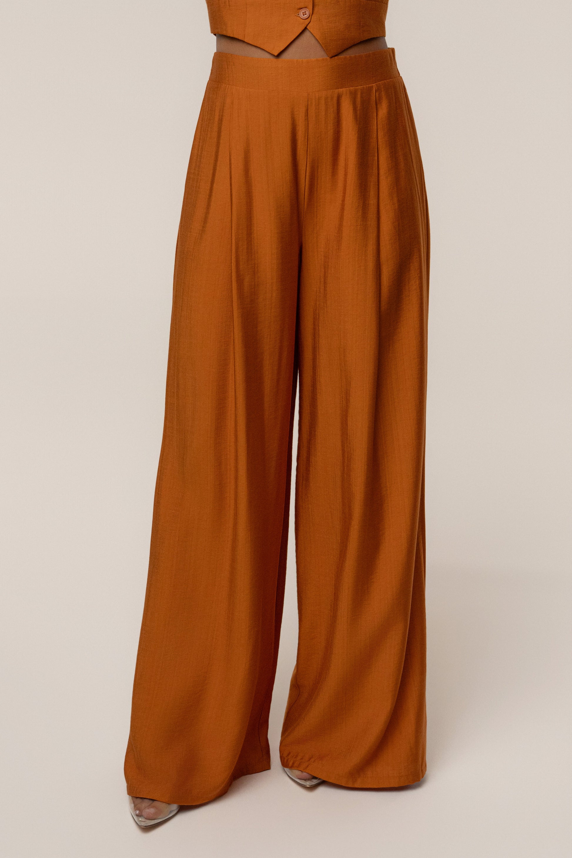 Rust Tropical Daze Pant Set JLUXLABEL