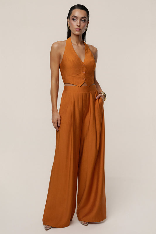 Rust Tropical Daze Pant Set JLUXLABEL