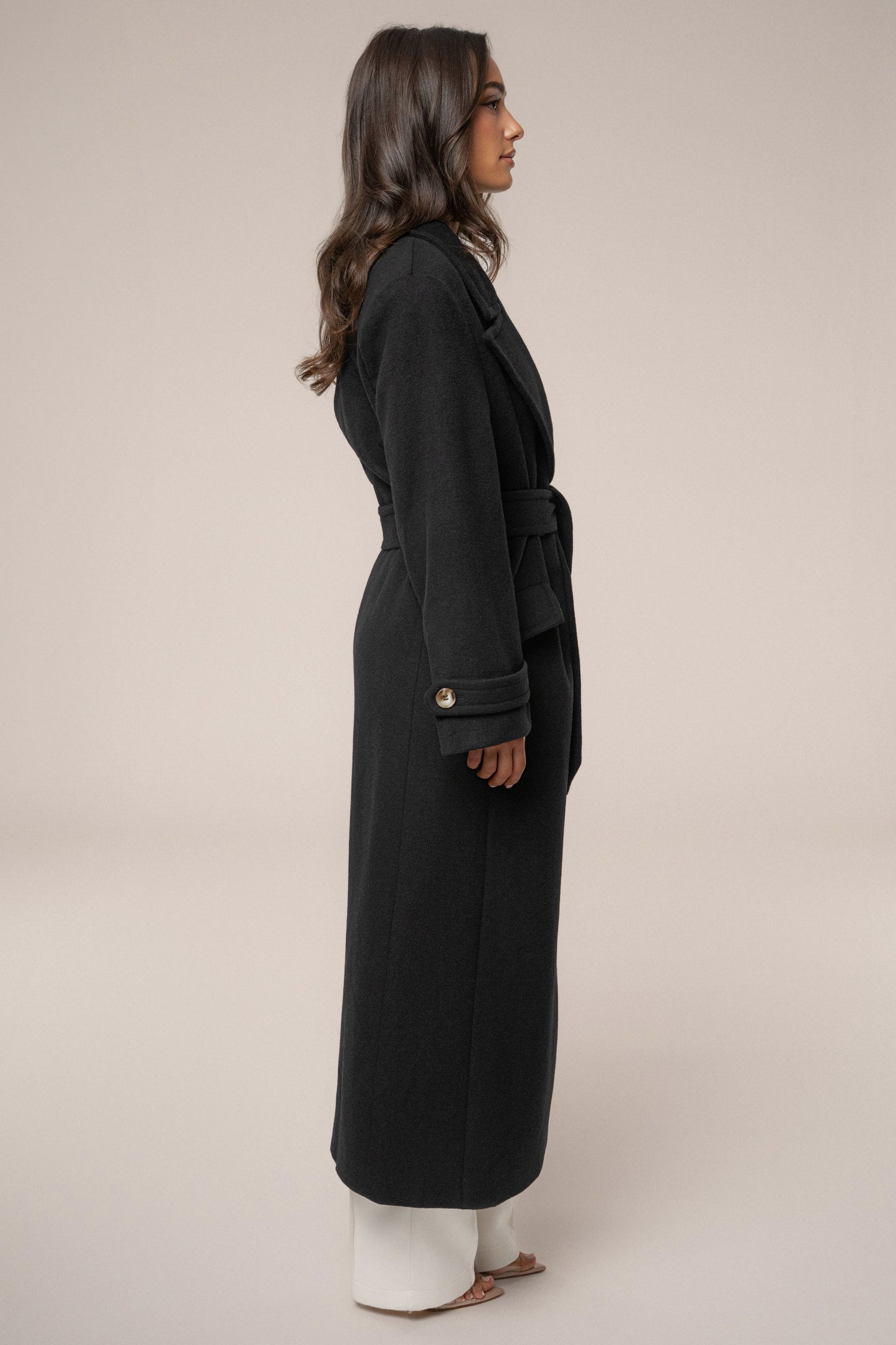 Black Empire Longline Coat JLUXLABEL