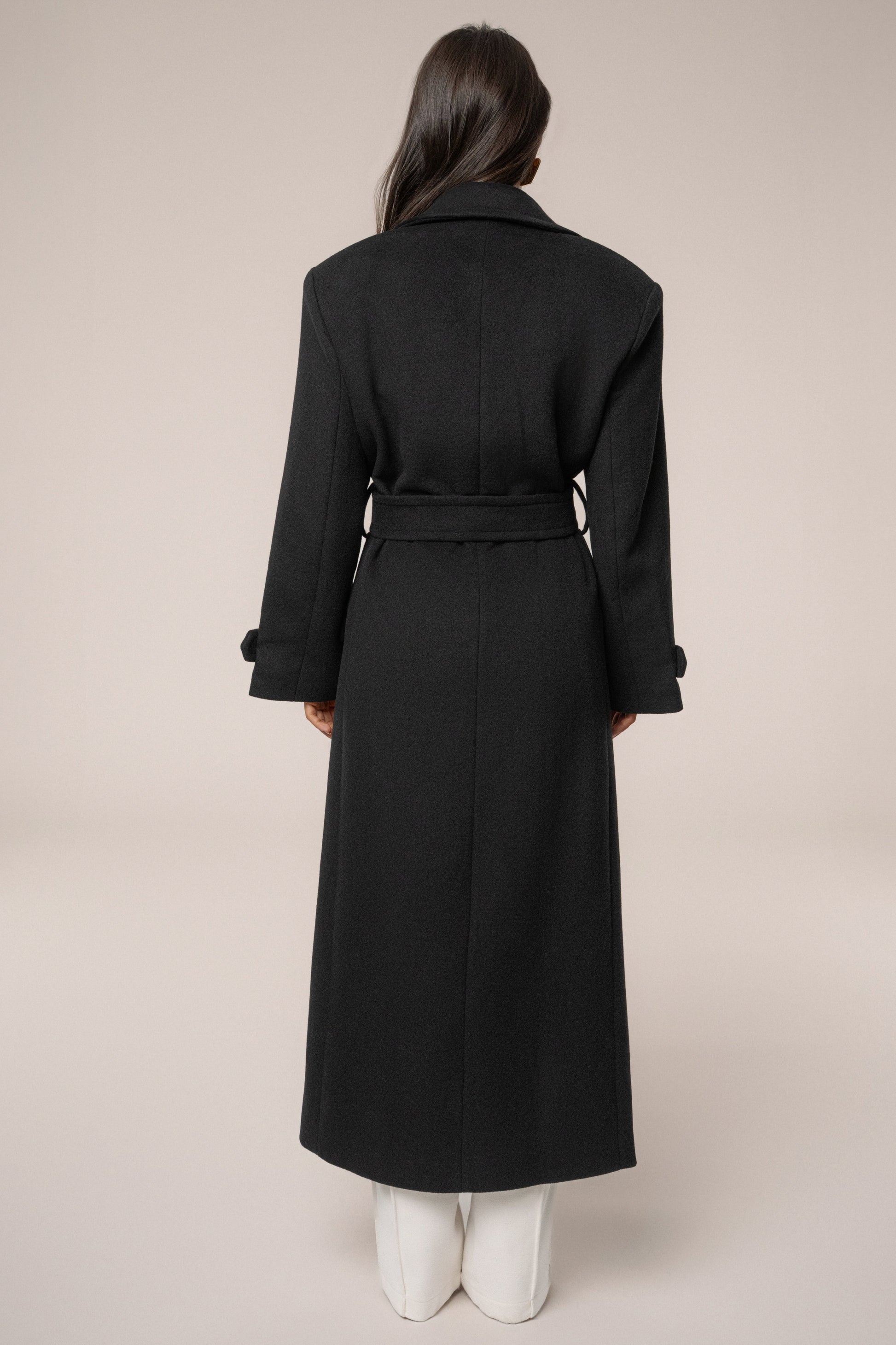 Black Empire Longline Coat JLUXLABEL