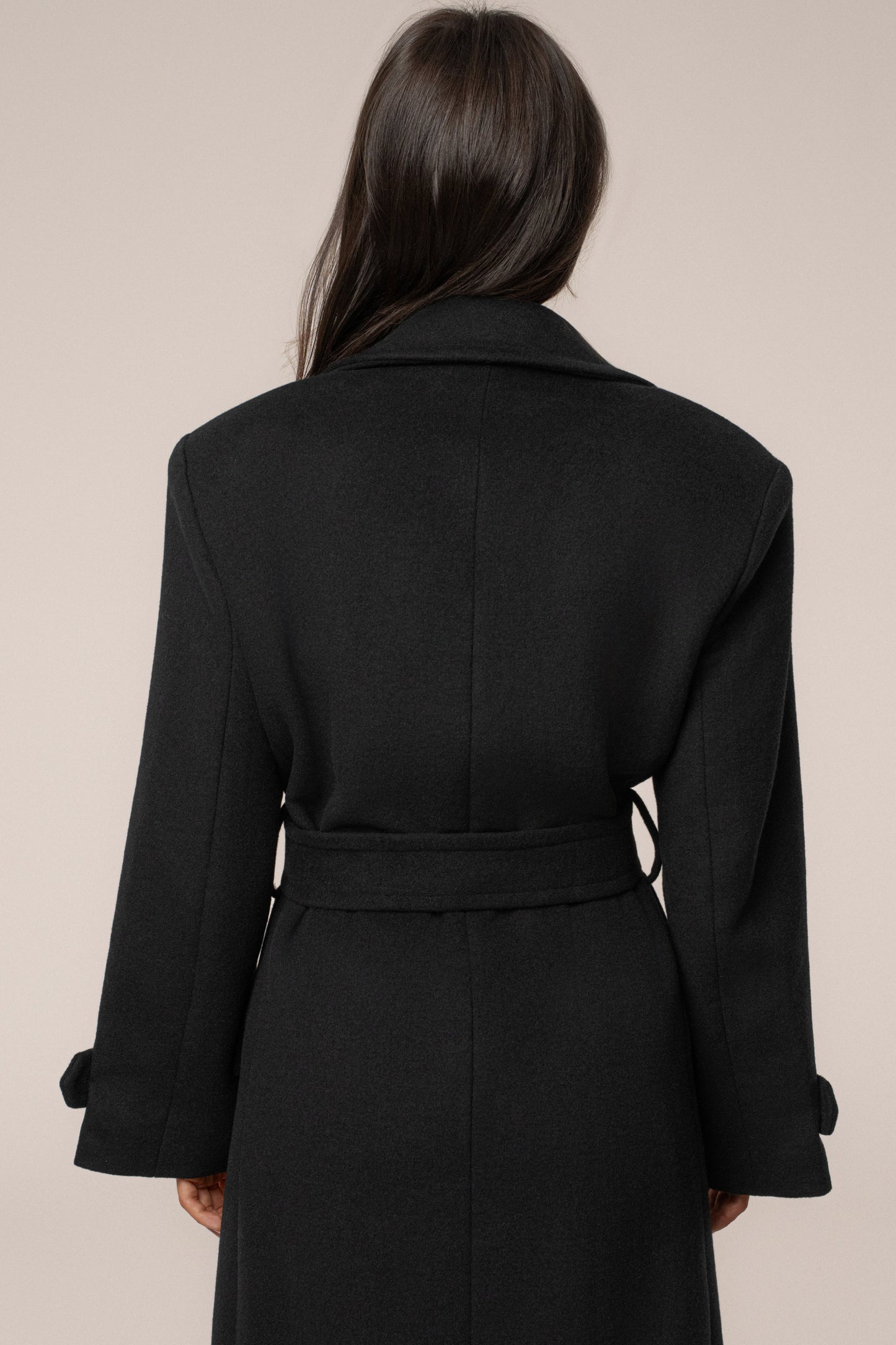 Black Empire Longline Coat JLUXLABEL