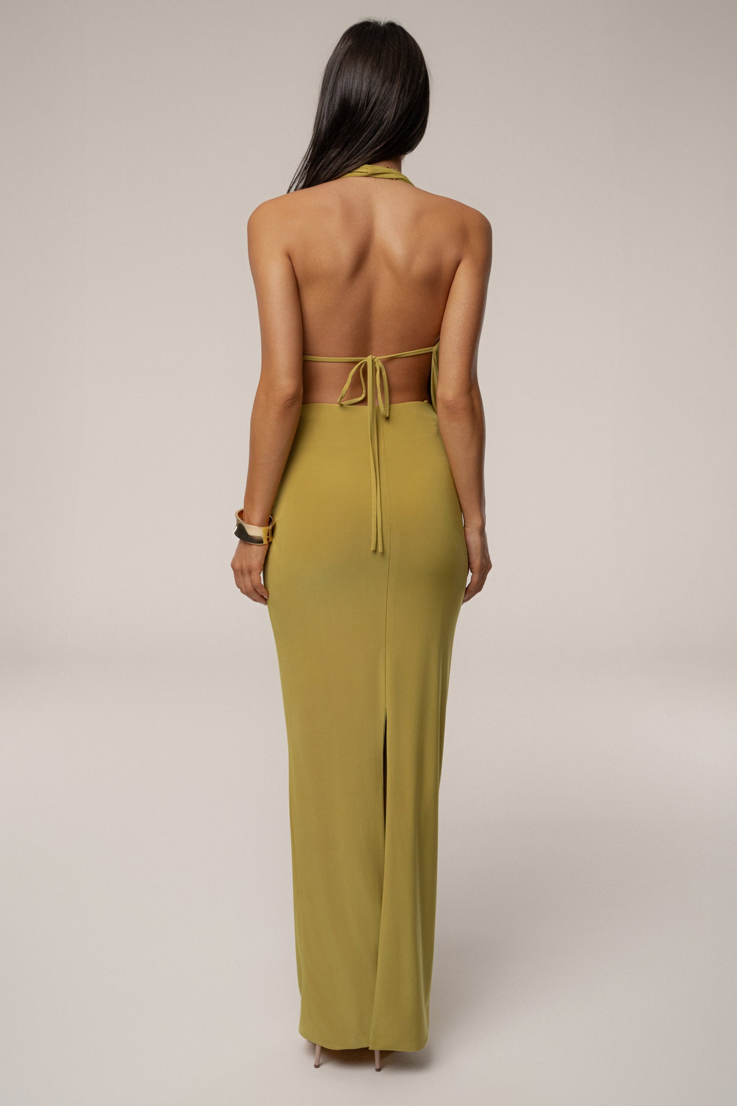 Moss Dawn Draped Maxi Dress NEWFASHIONEDGE