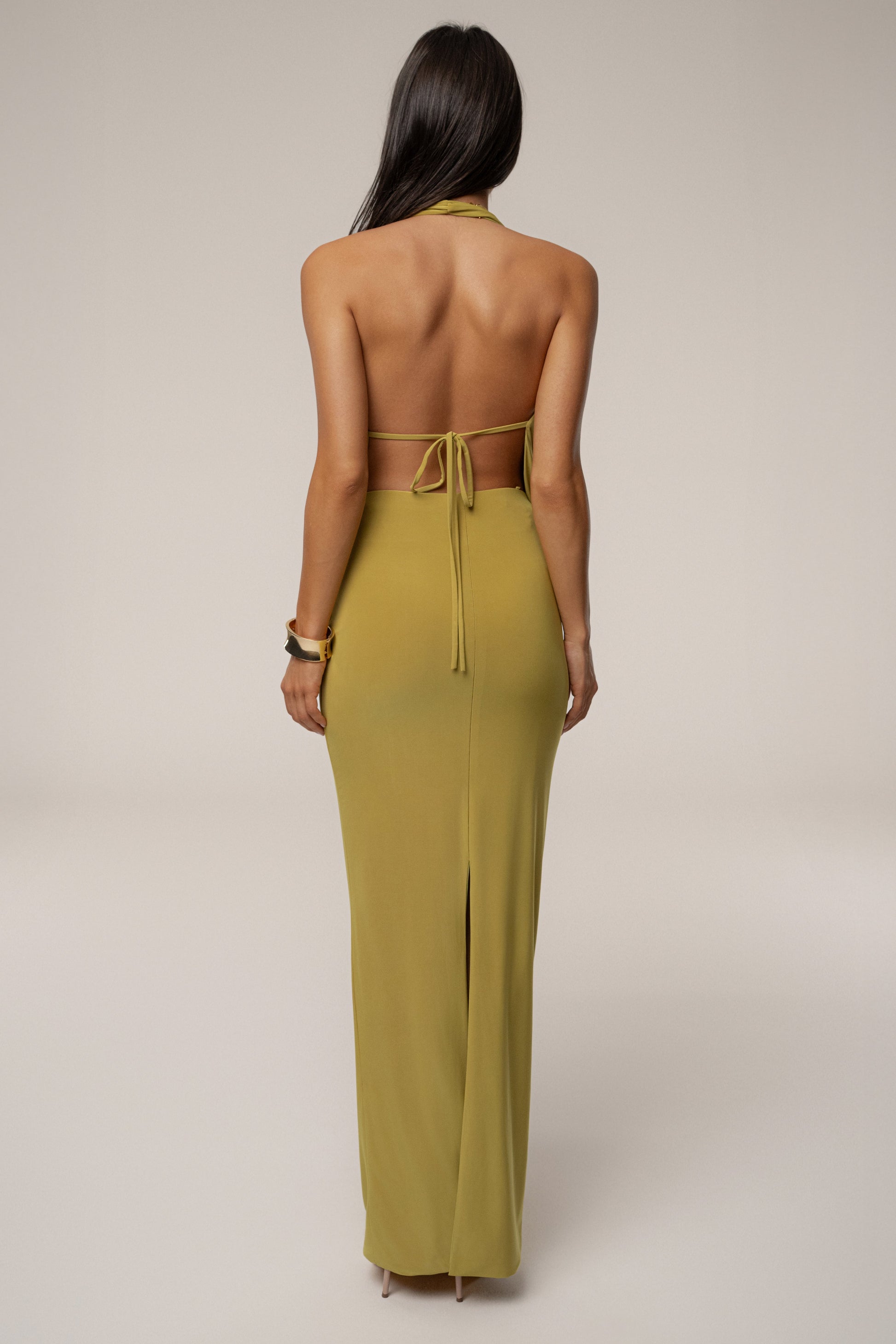 Moss Dawn Draped Maxi Dress NEWFASHIONEDGE
