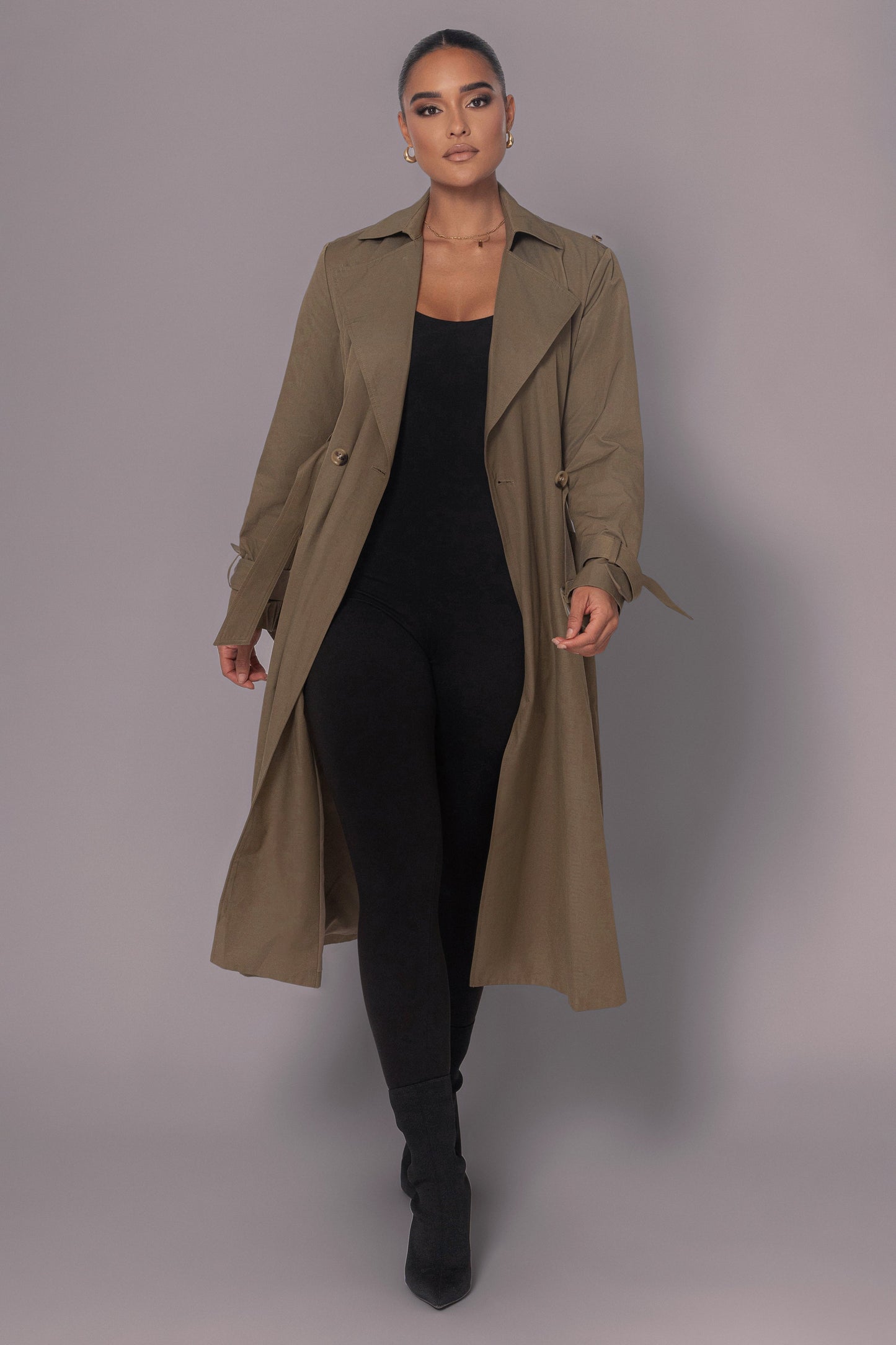 Olive The Classic Trench Coat JLUXLABEL