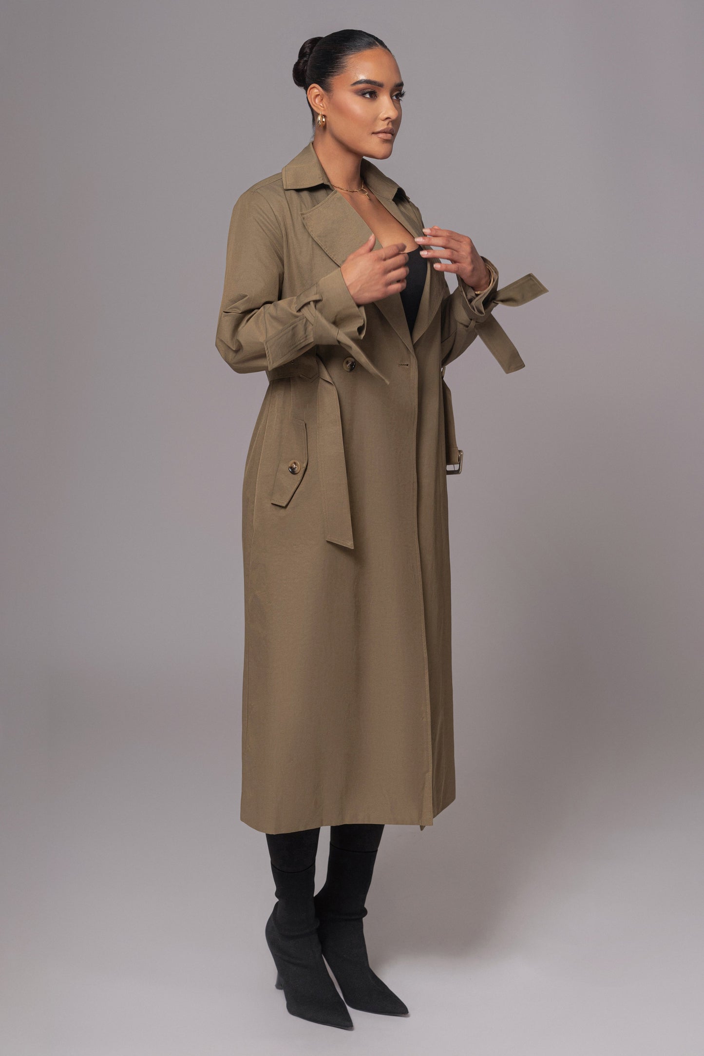 Olive The Classic Trench Coat JLUXLABEL