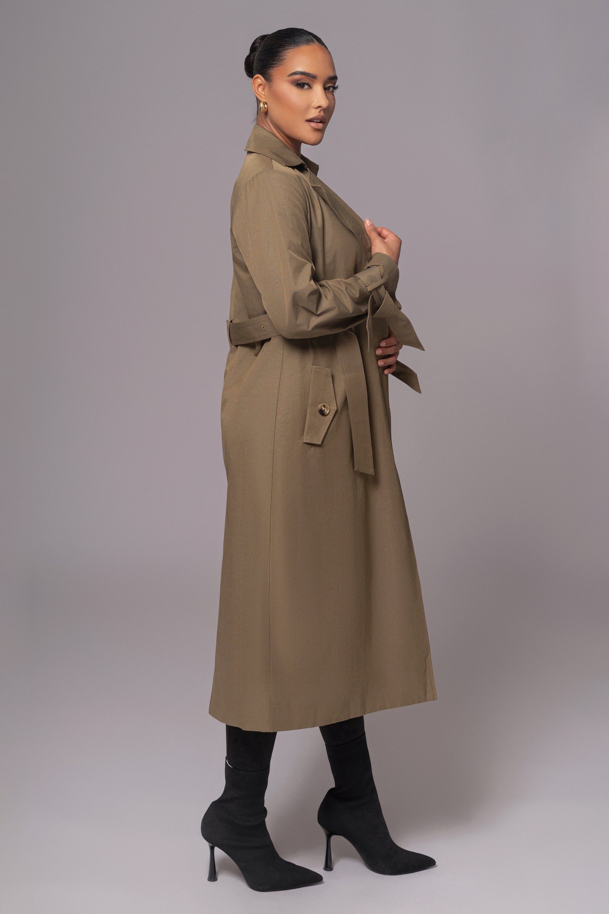 Olive The Classic Trench Coat JLUXLABEL