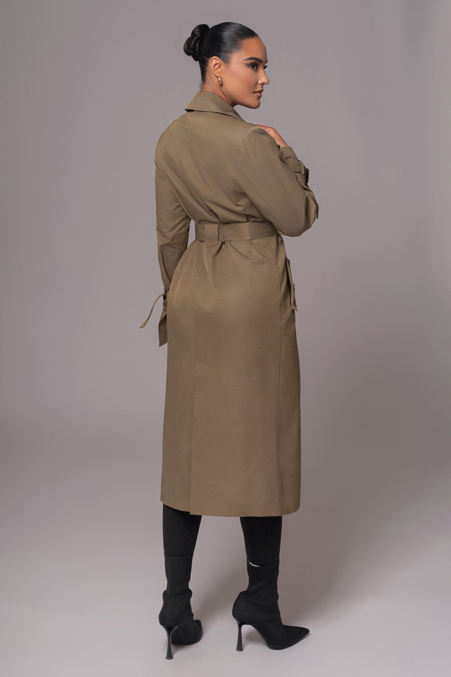 Olive The Classic Trench Coat JLUXLABEL