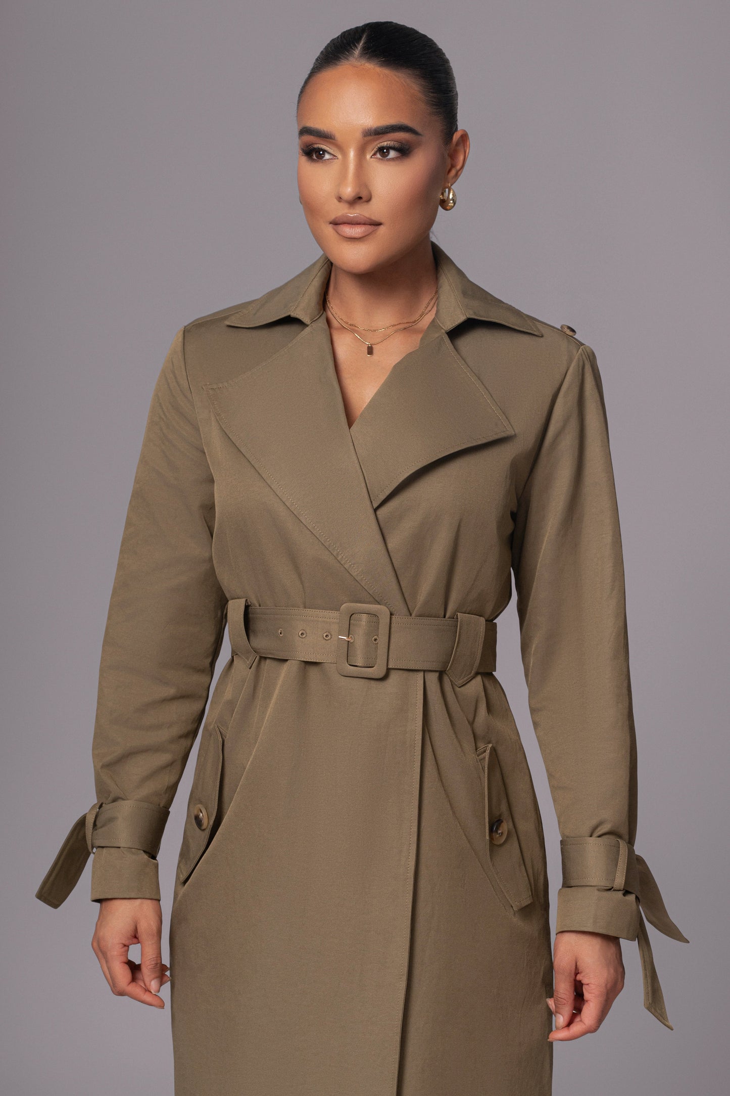 Olive The Classic Trench Coat JLUXLABEL