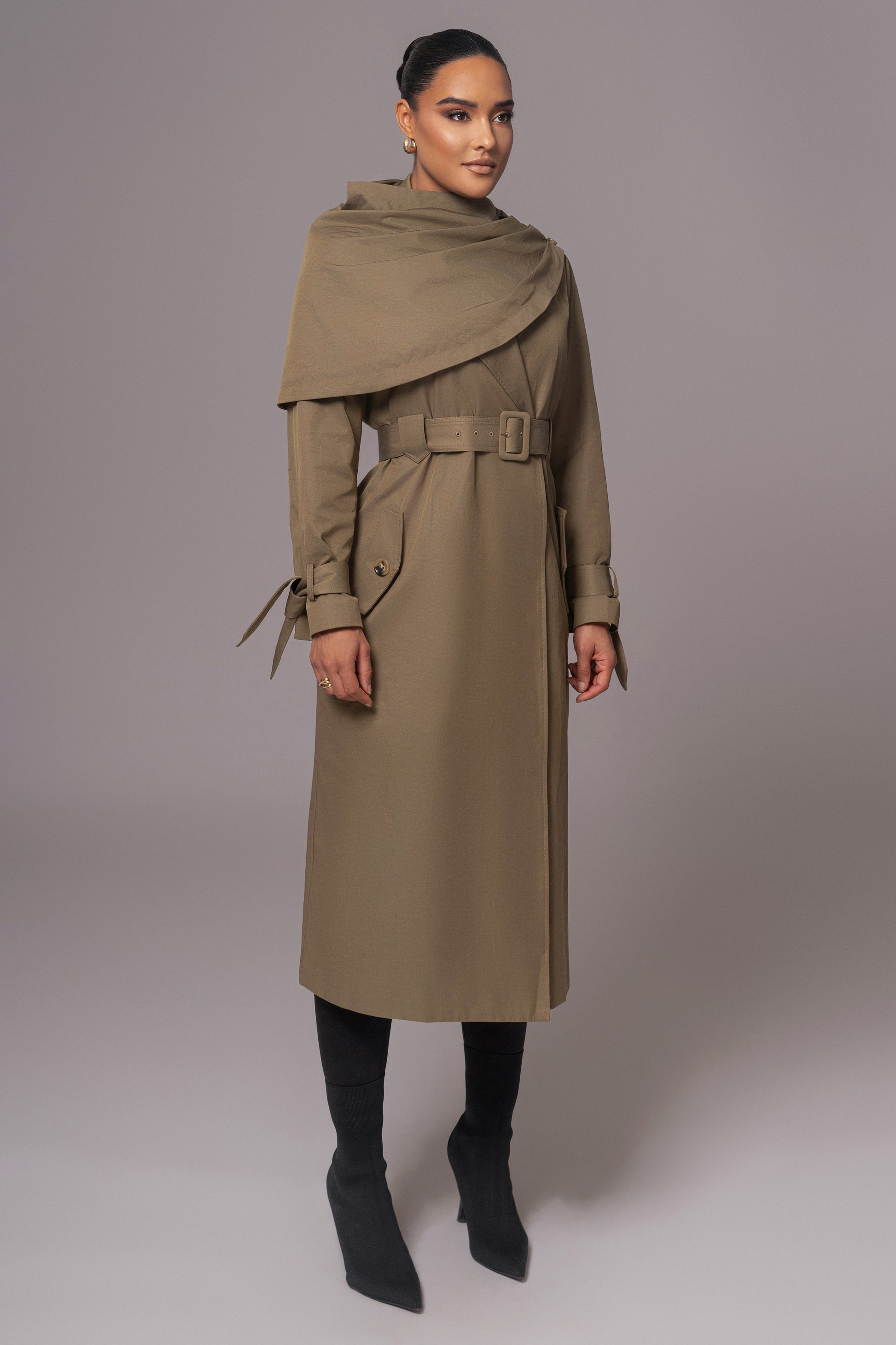 Olive The Classic Trench Coat JLUXLABEL