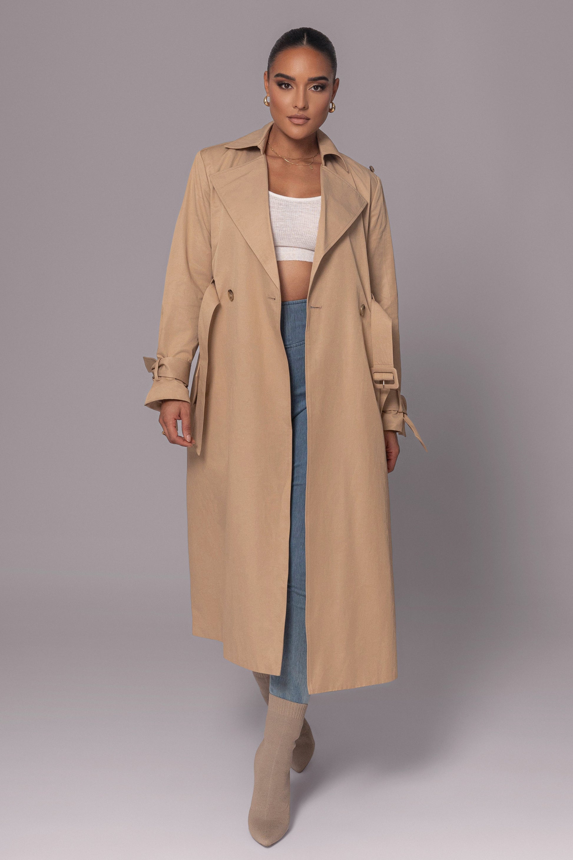Khaki The Classic Trench Coat JLUXLABEL