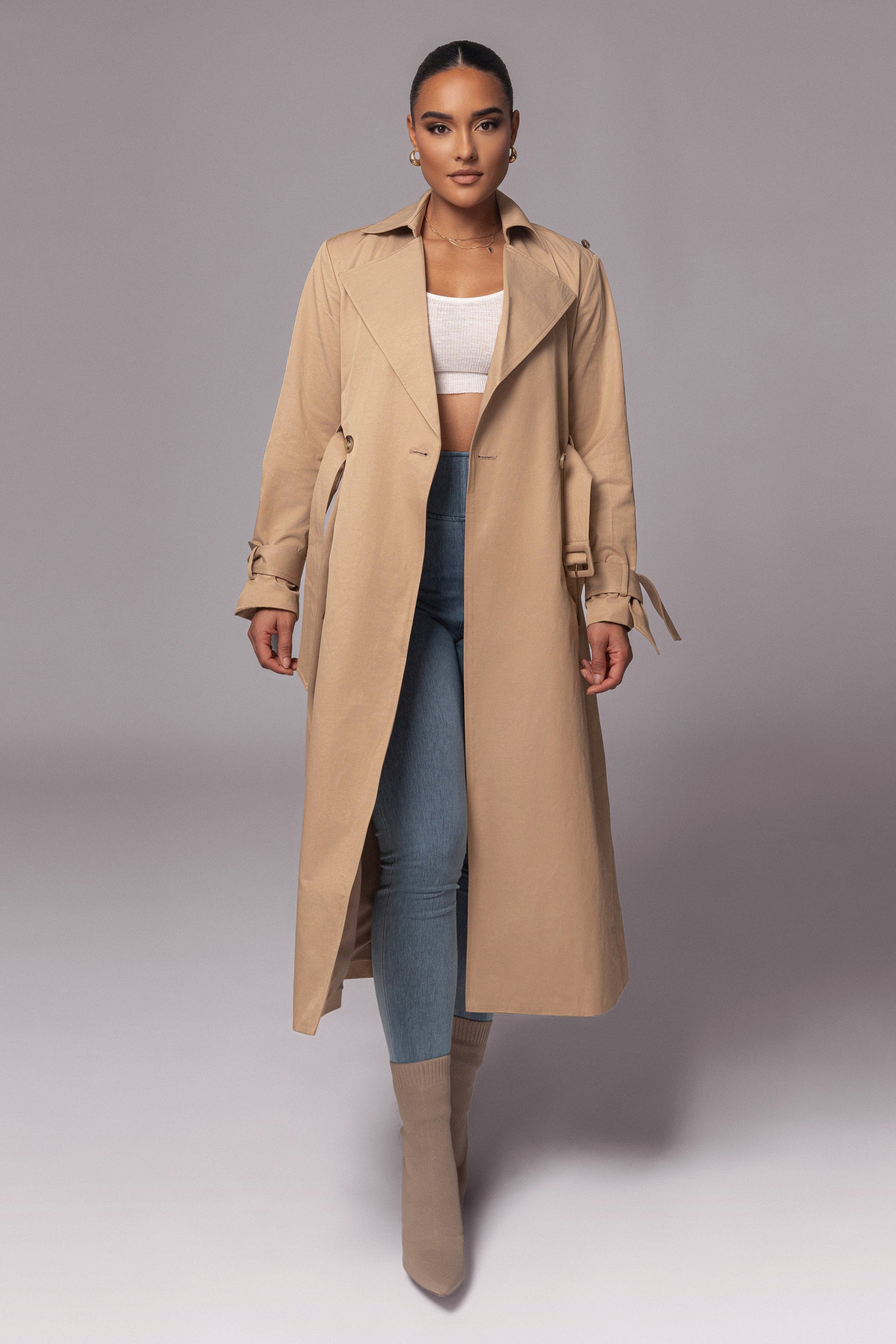 Khaki The Classic Trench Coat JLUXLABEL