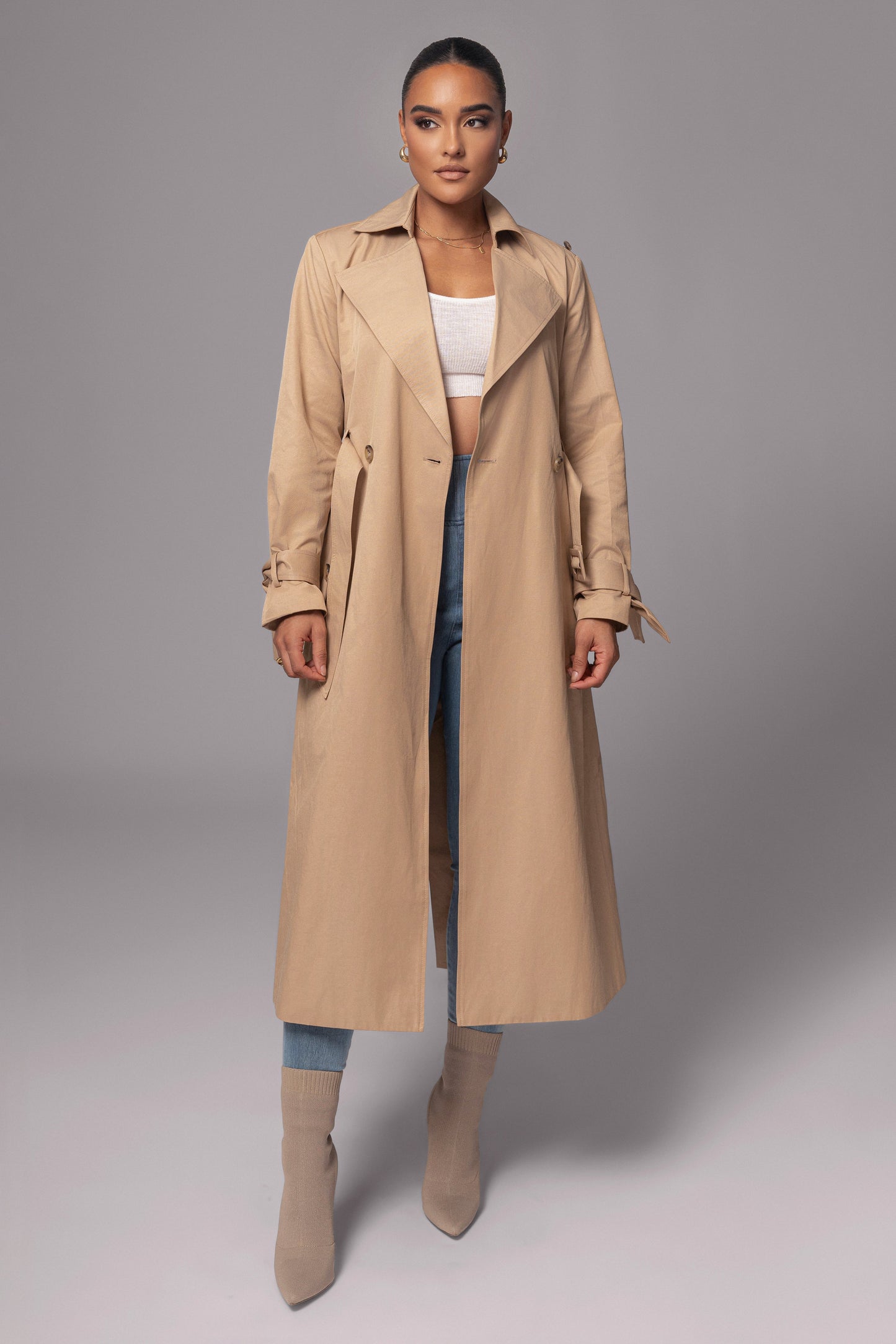 Khaki The Classic Trench Coat JLUXLABEL