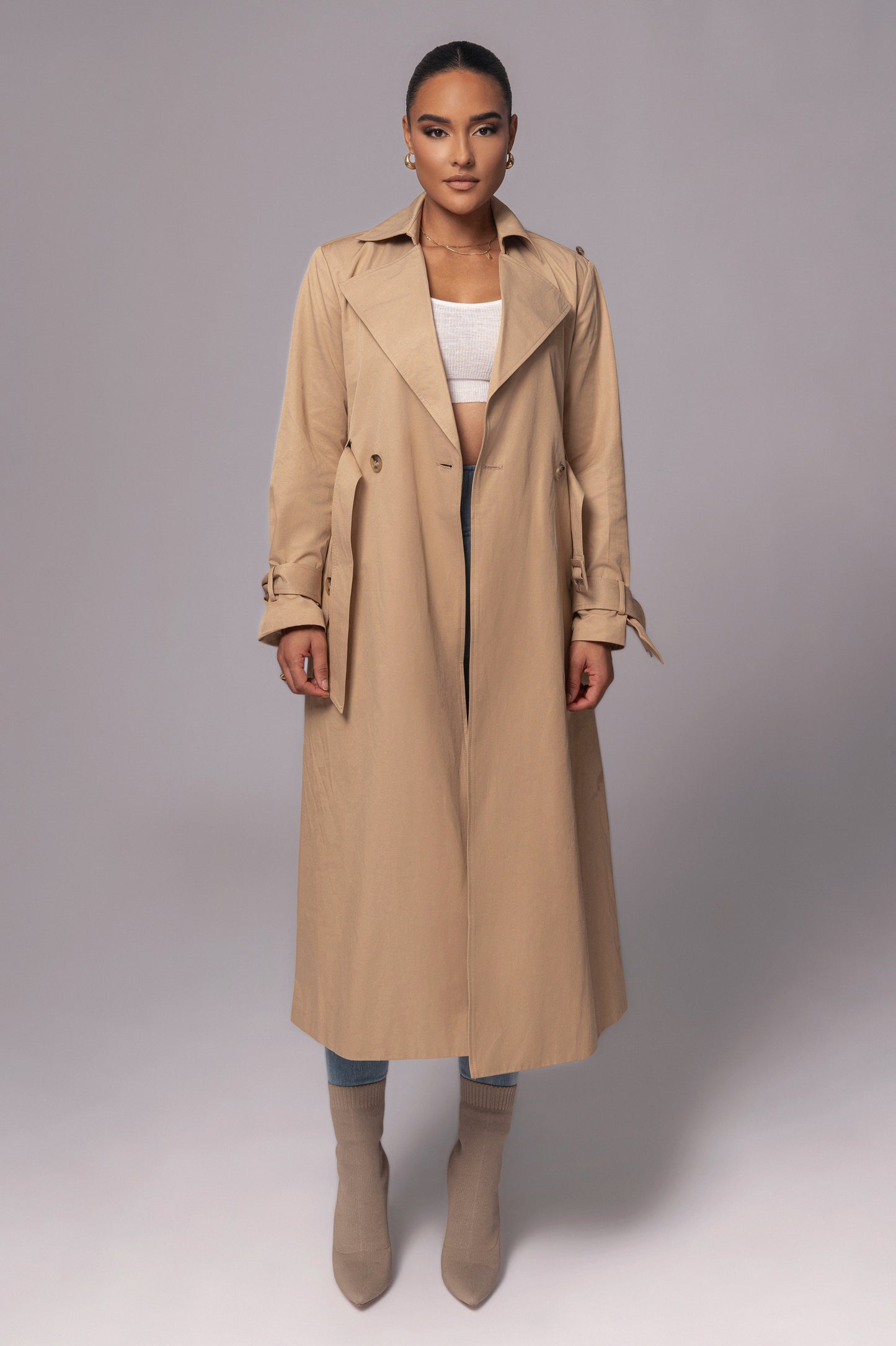 Khaki The Classic Trench Coat JLUXLABEL