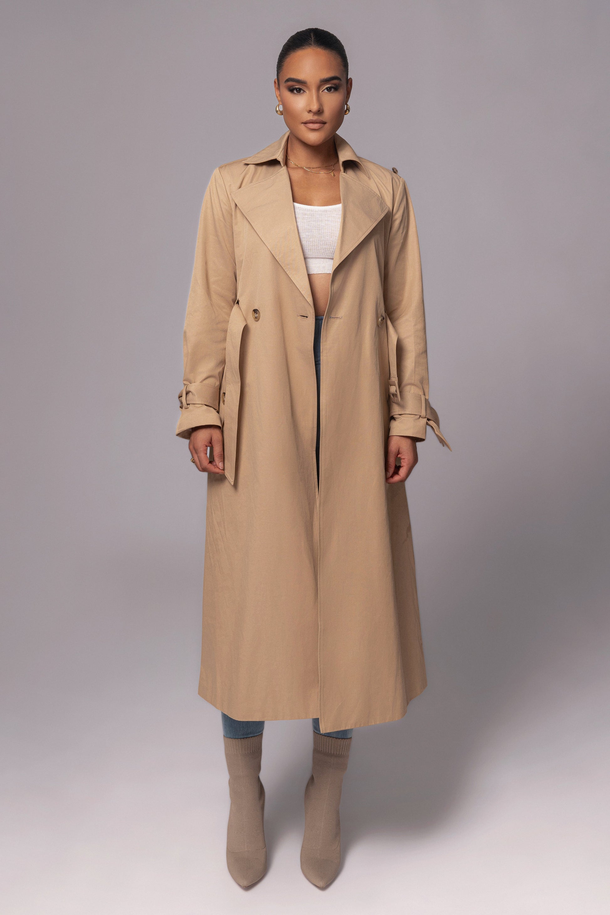 Khaki The Classic Trench Coat JLUXLABEL