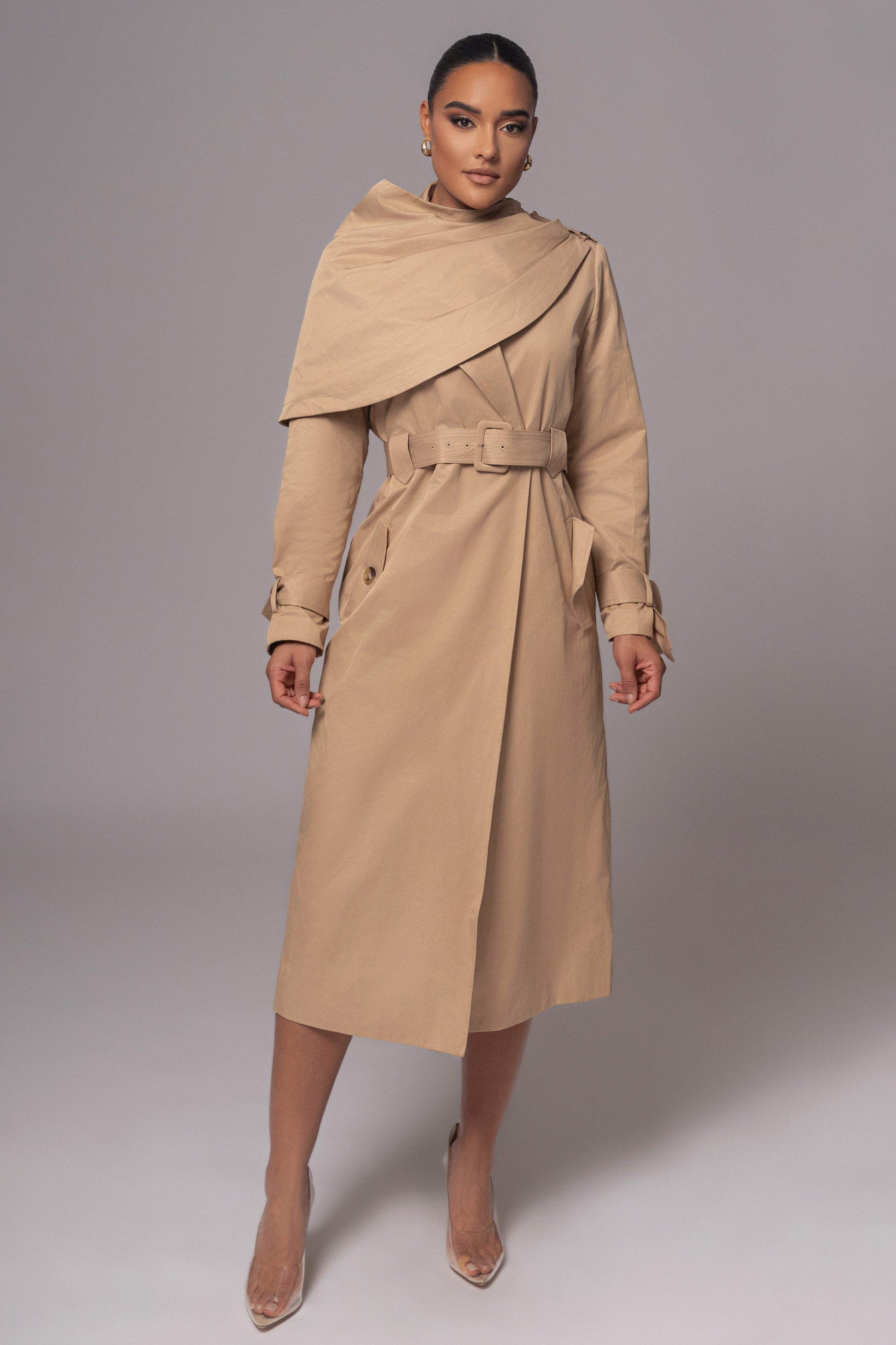 Khaki The Classic Trench Coat JLUXLABEL