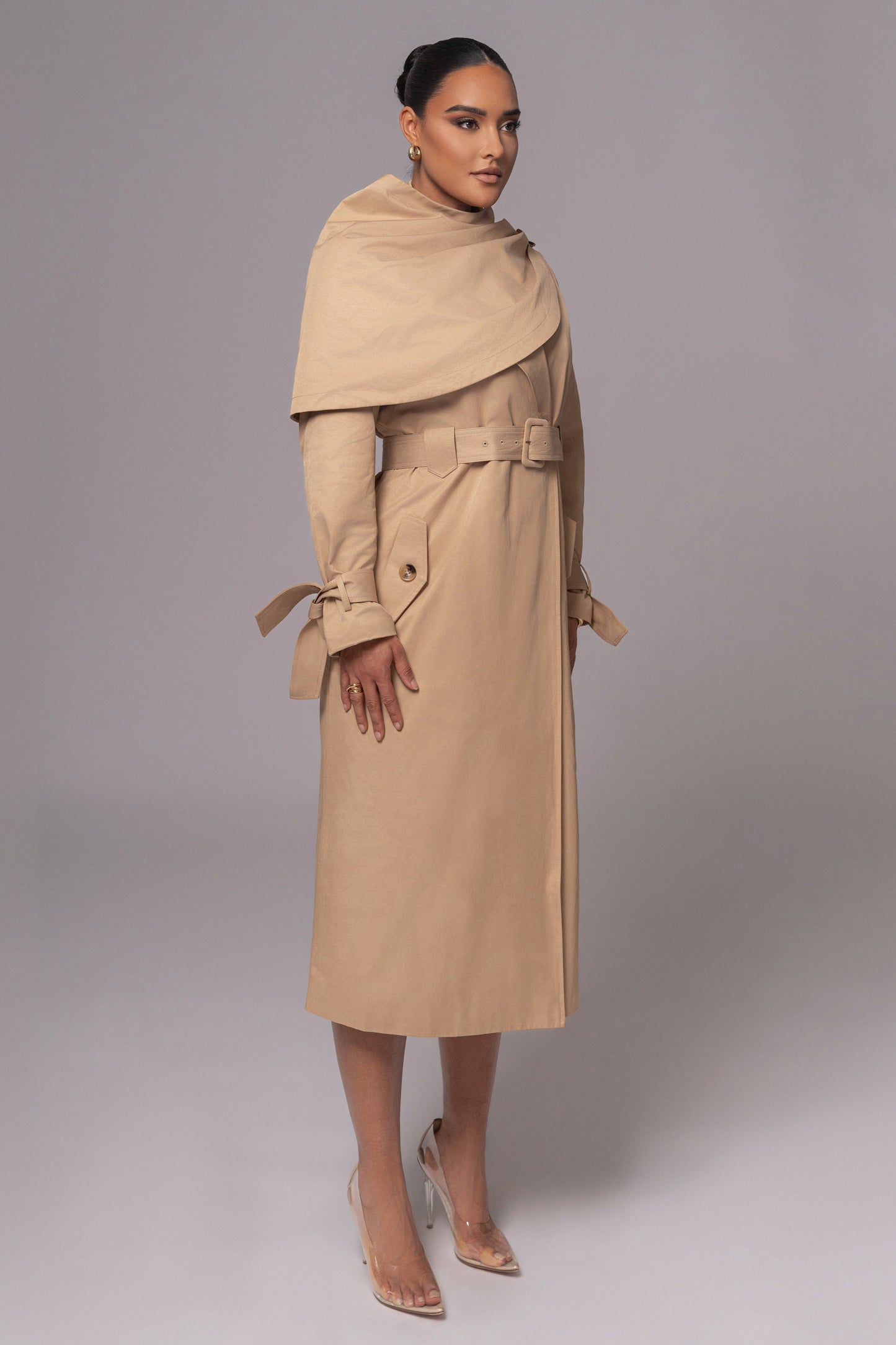 Khaki The Classic Trench Coat JLUXLABEL