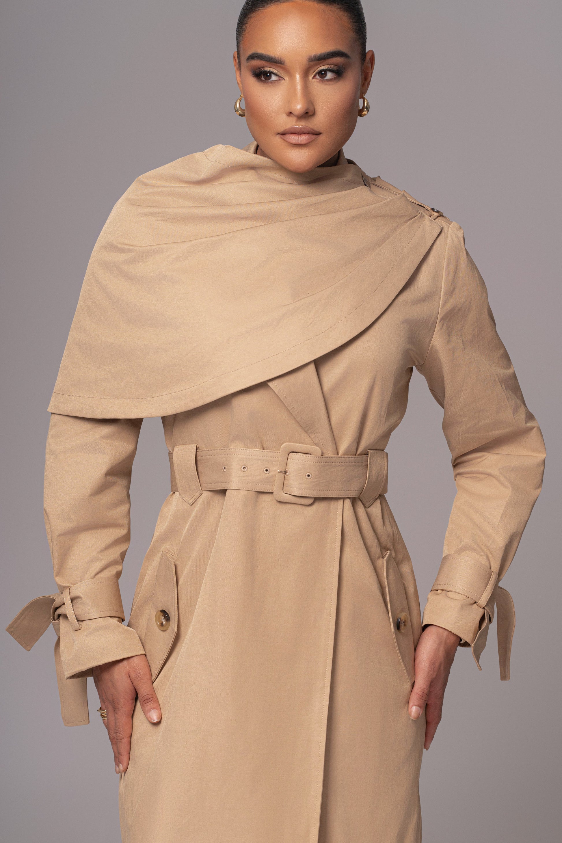 Khaki The Classic Trench Coat JLUXLABEL