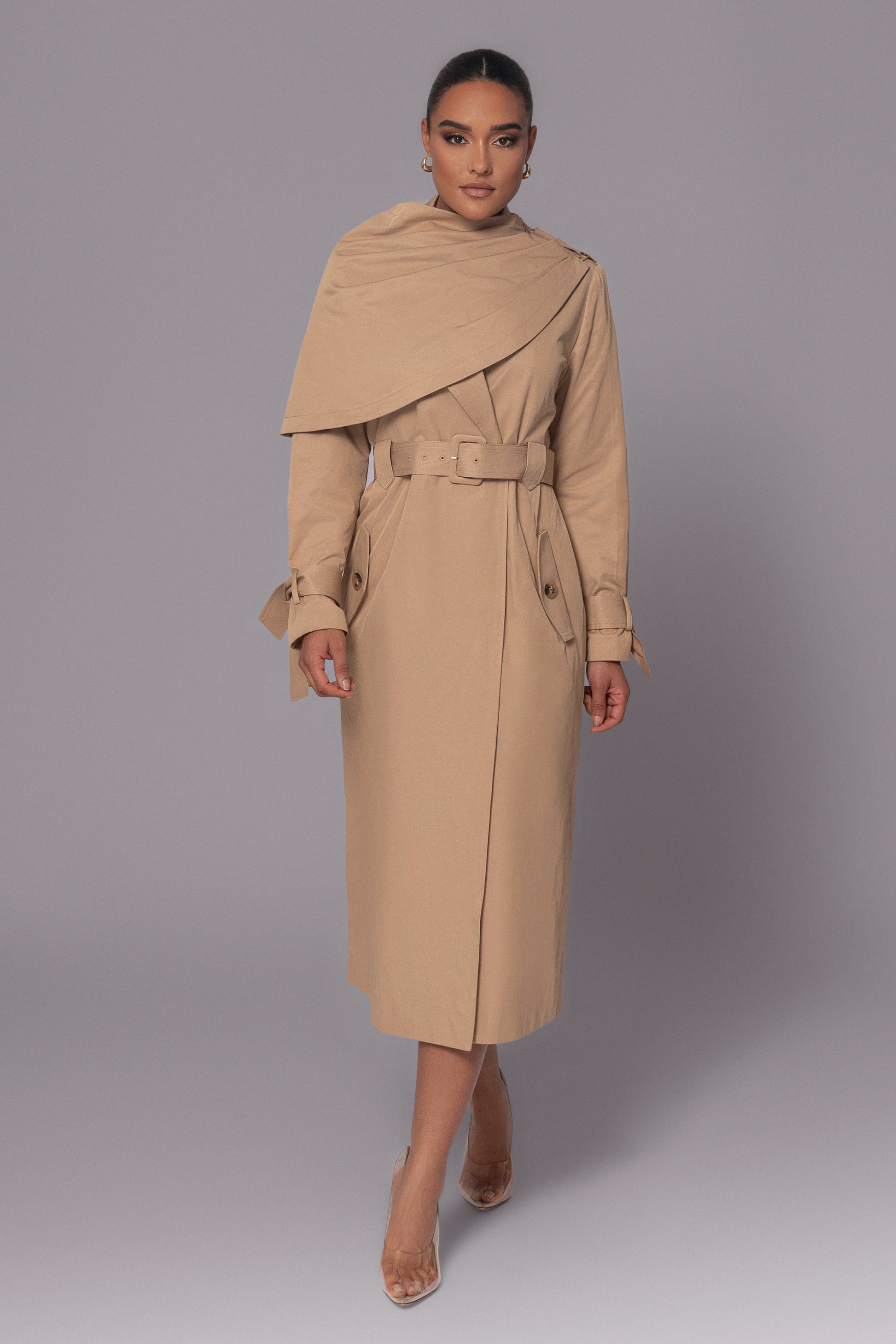 Khaki The Classic Trench Coat JLUXLABEL