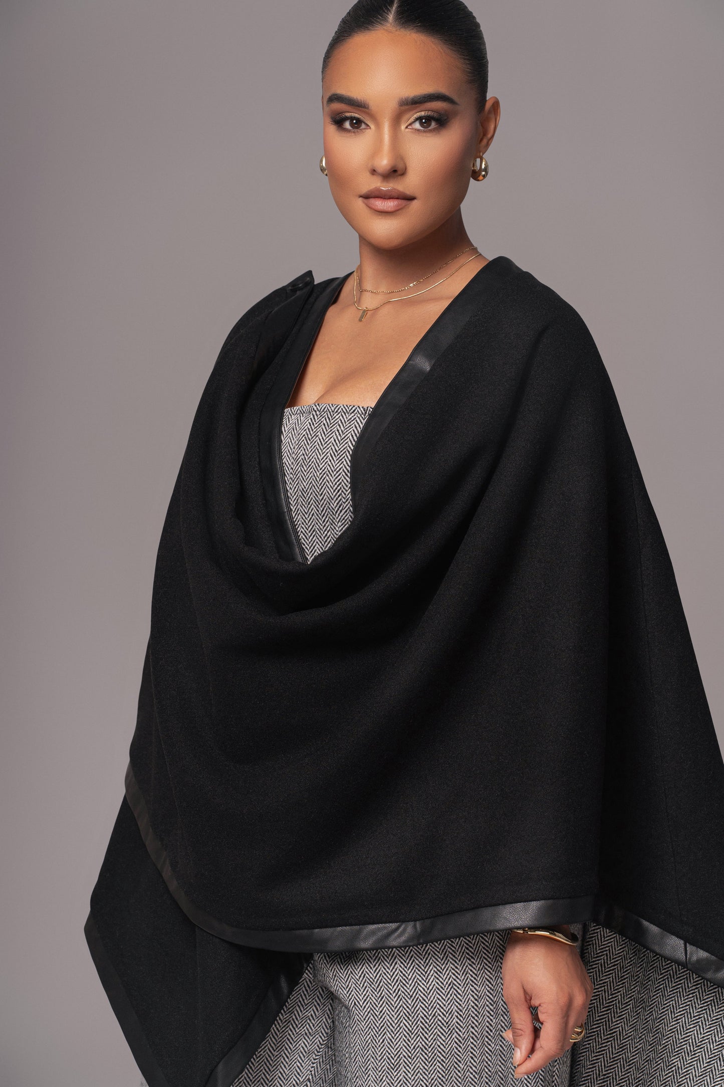 Herringbone Reversible Shawl JLUXLABEL