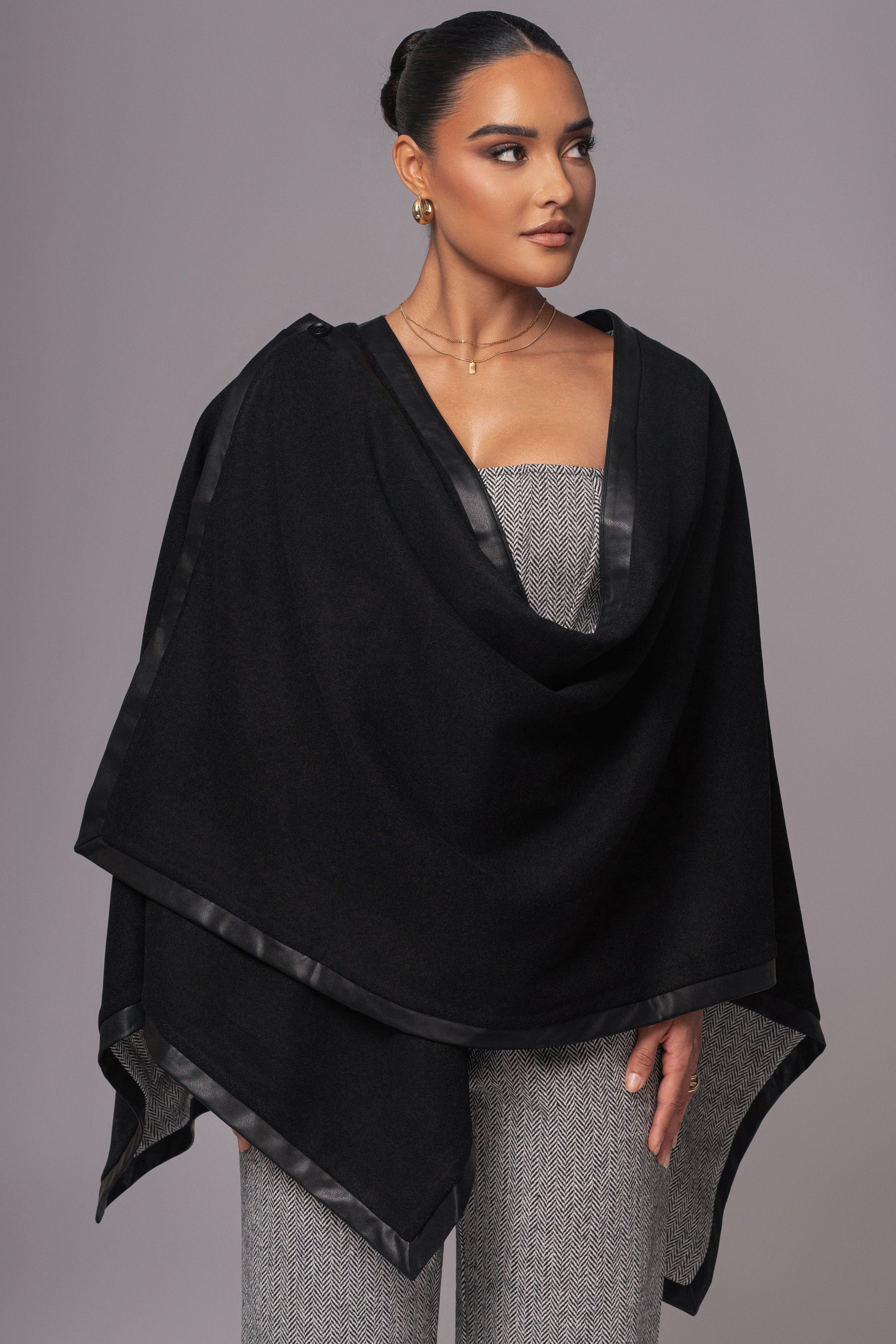 Herringbone Reversible Shawl JLUXLABEL