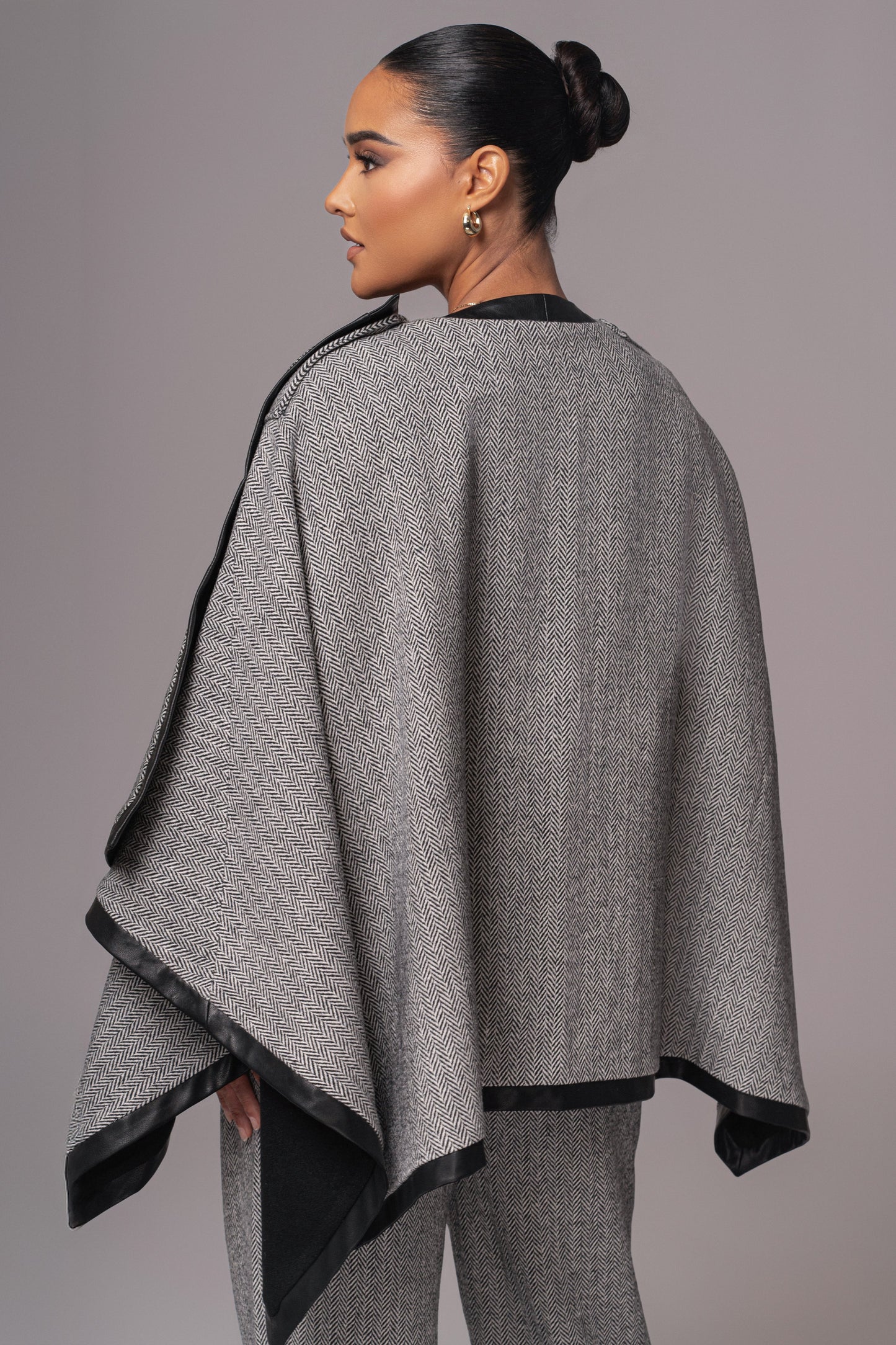 Herringbone Reversible Shawl JLUXLABEL