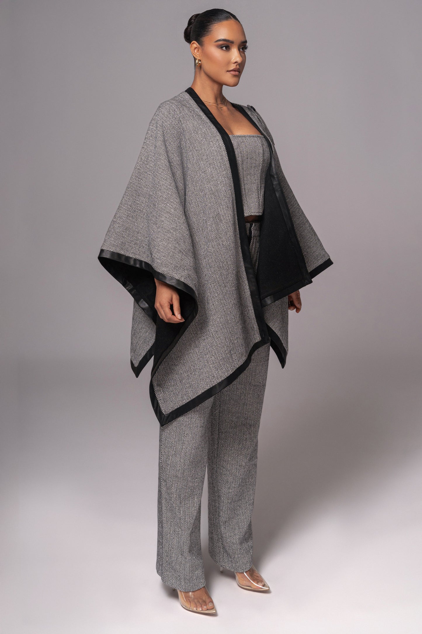 Herringbone Reversible Shawl JLUXLABEL