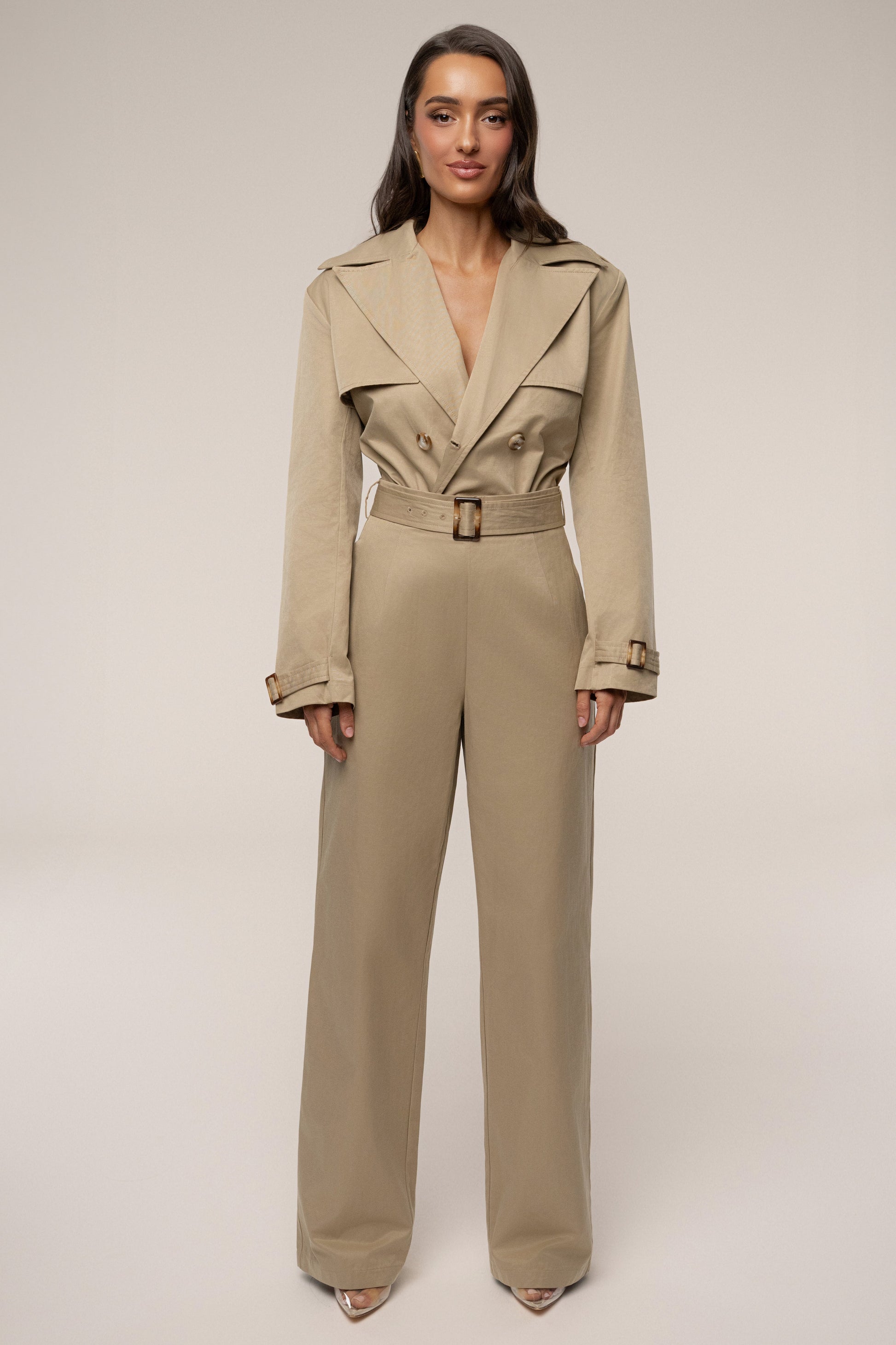 KhaKi Uncharted Belted Trouser NEWFASHIONEDGE