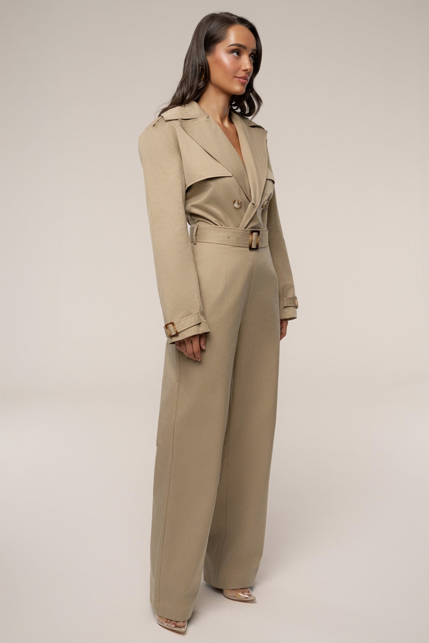 KhaKi Uncharted Belted Trouser NEWFASHIONEDGE