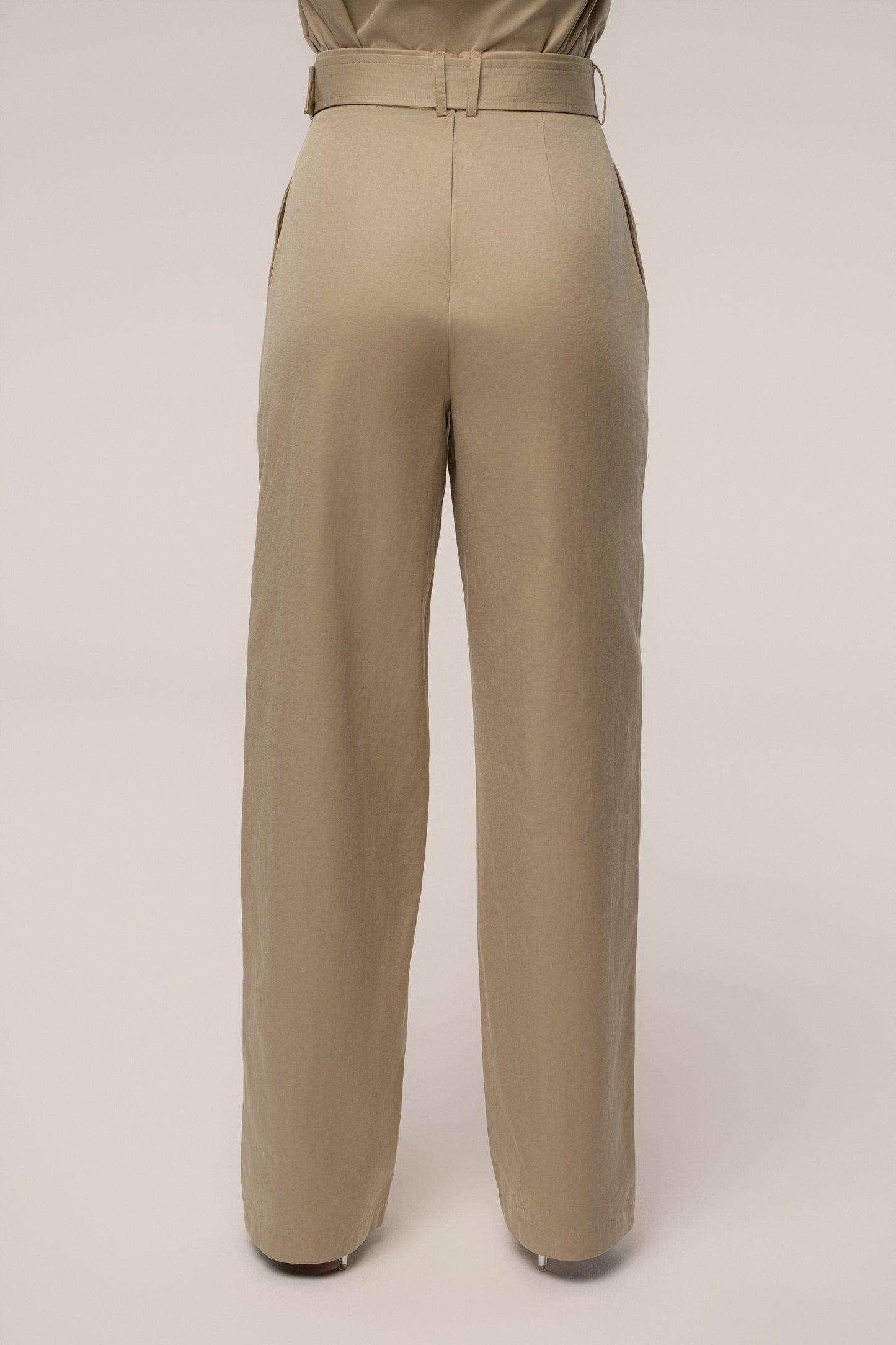 KhaKi Uncharted Belted Trouser NEWFASHIONEDGE