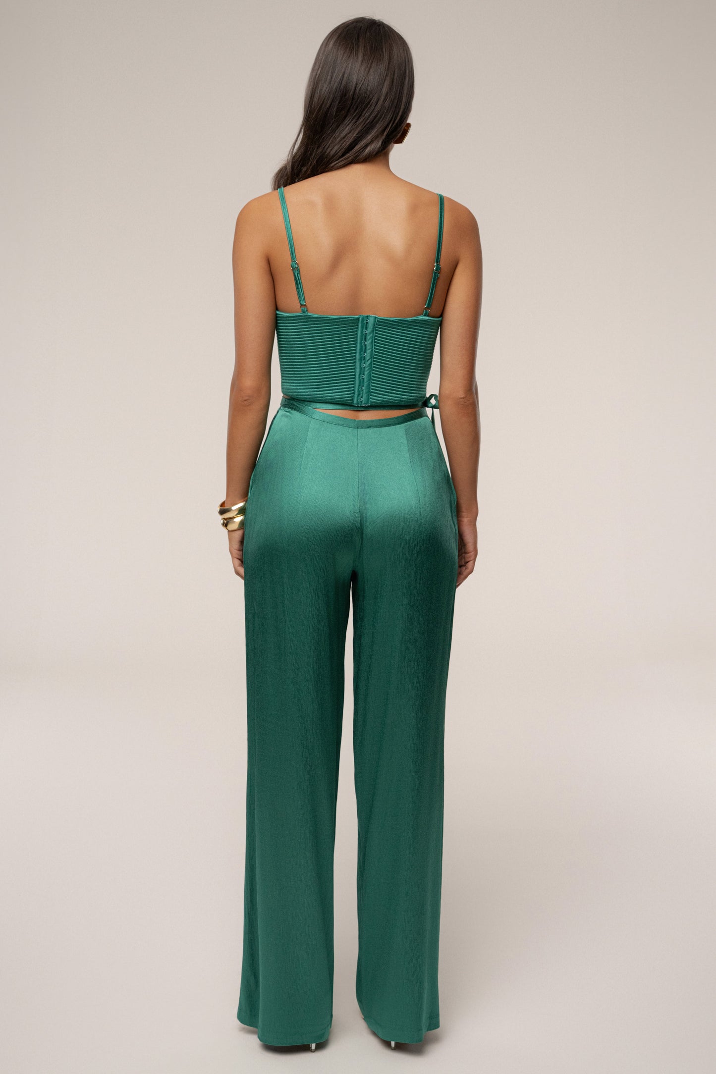 Emerald Thalia Textured Bustier JLUXLABEL