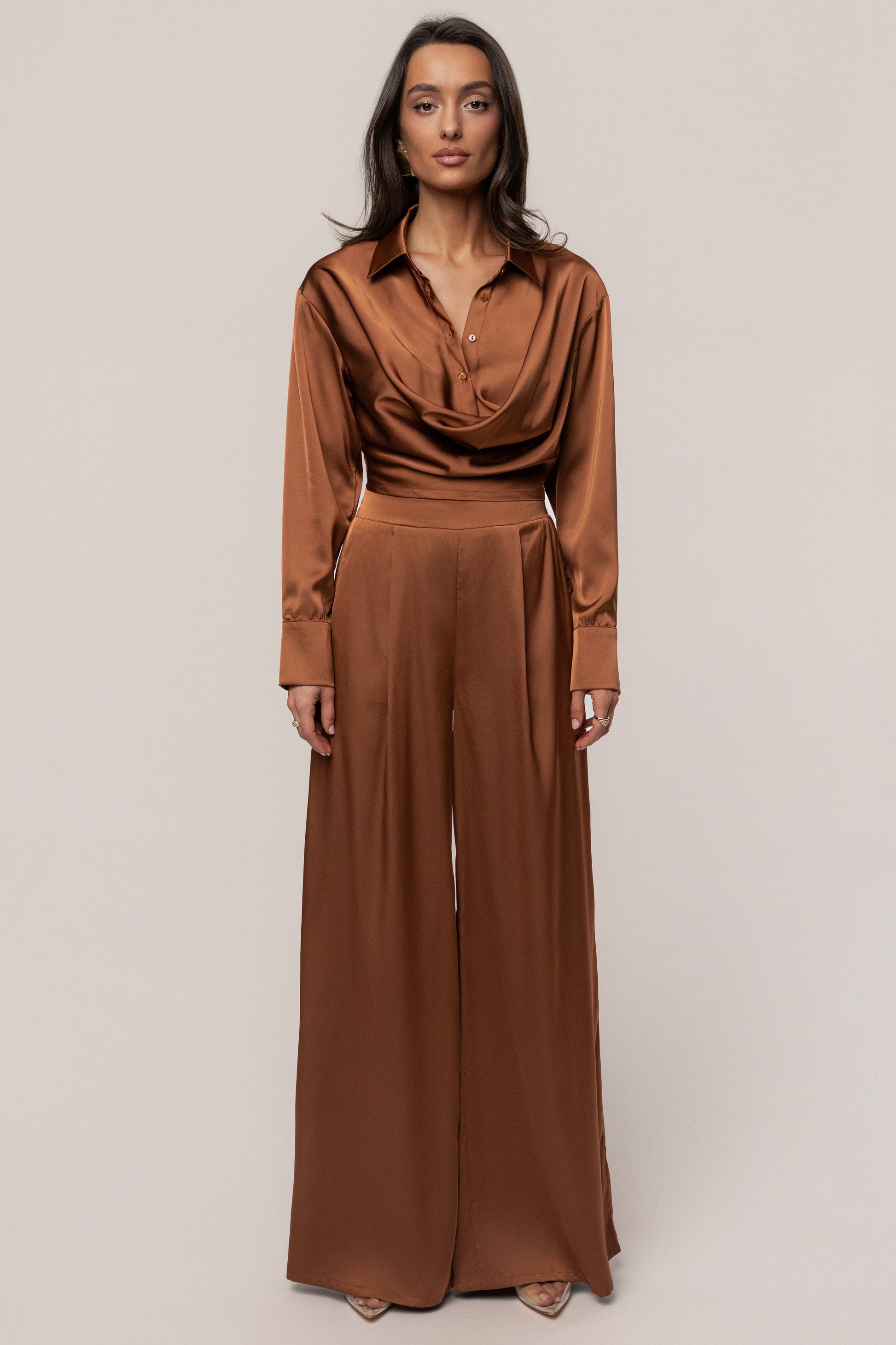 Pecan Infinite Radiance Pant set JLUXLABEL