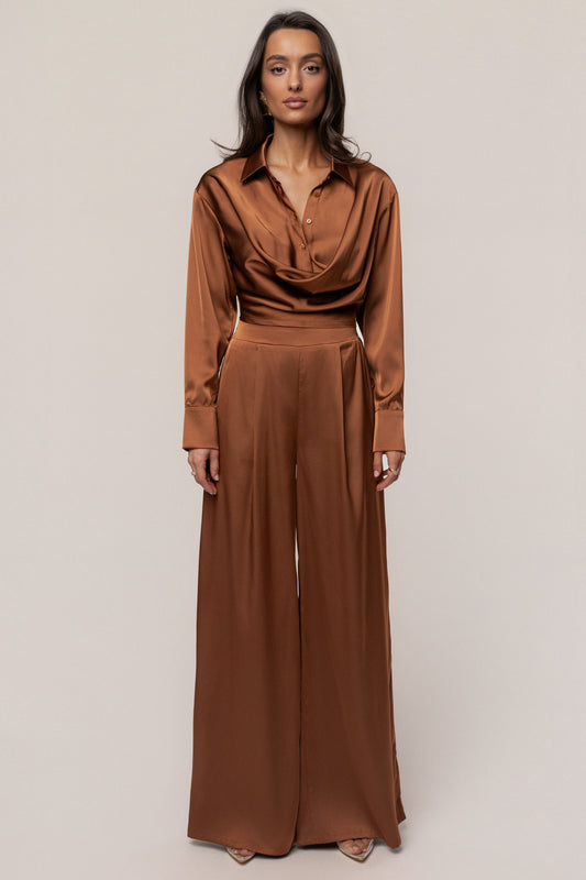 Pecan Infinite Radiance Pant set JLUXLABEL