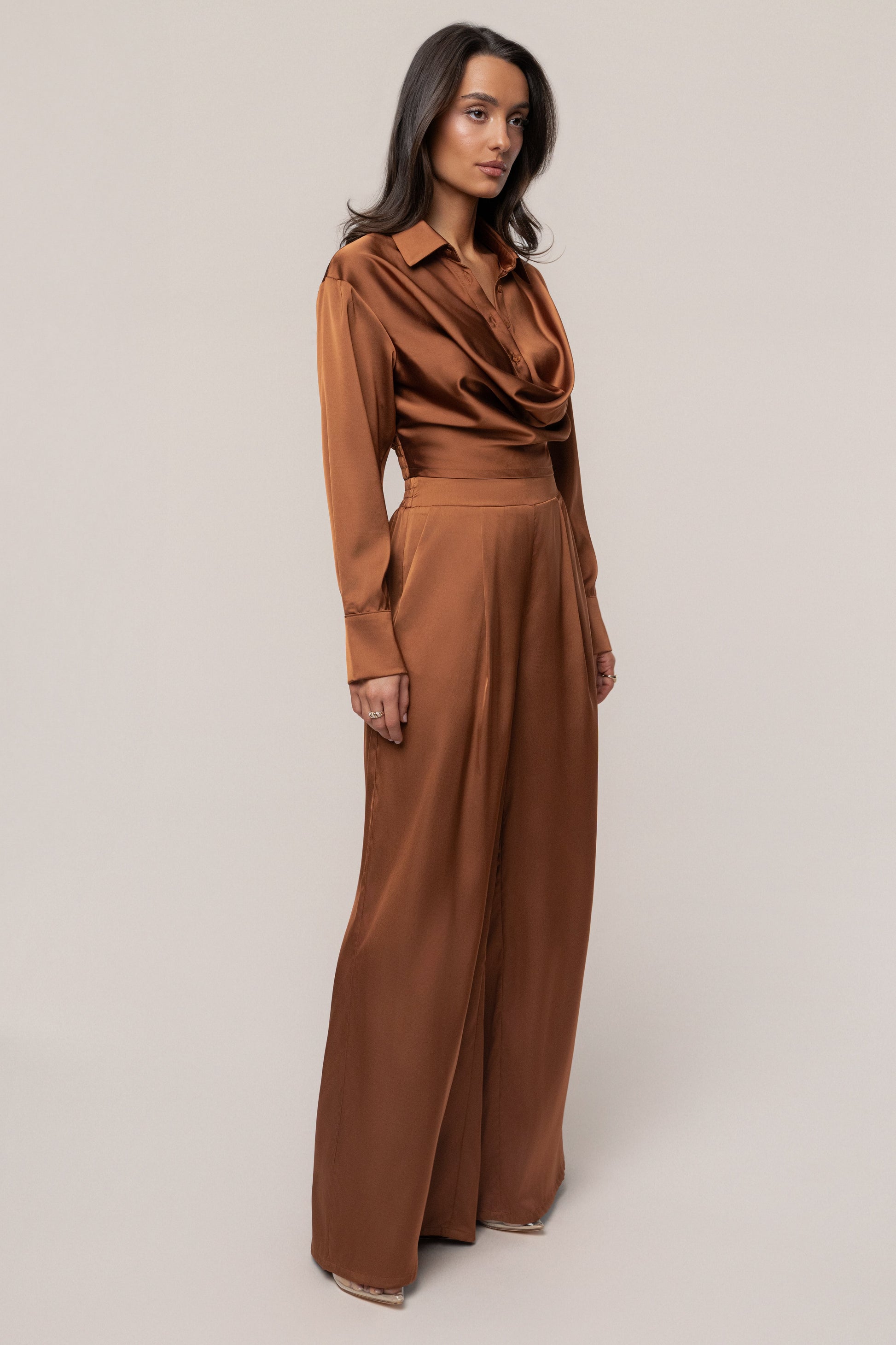 Pecan Infinite Radiance Pant set JLUXLABEL