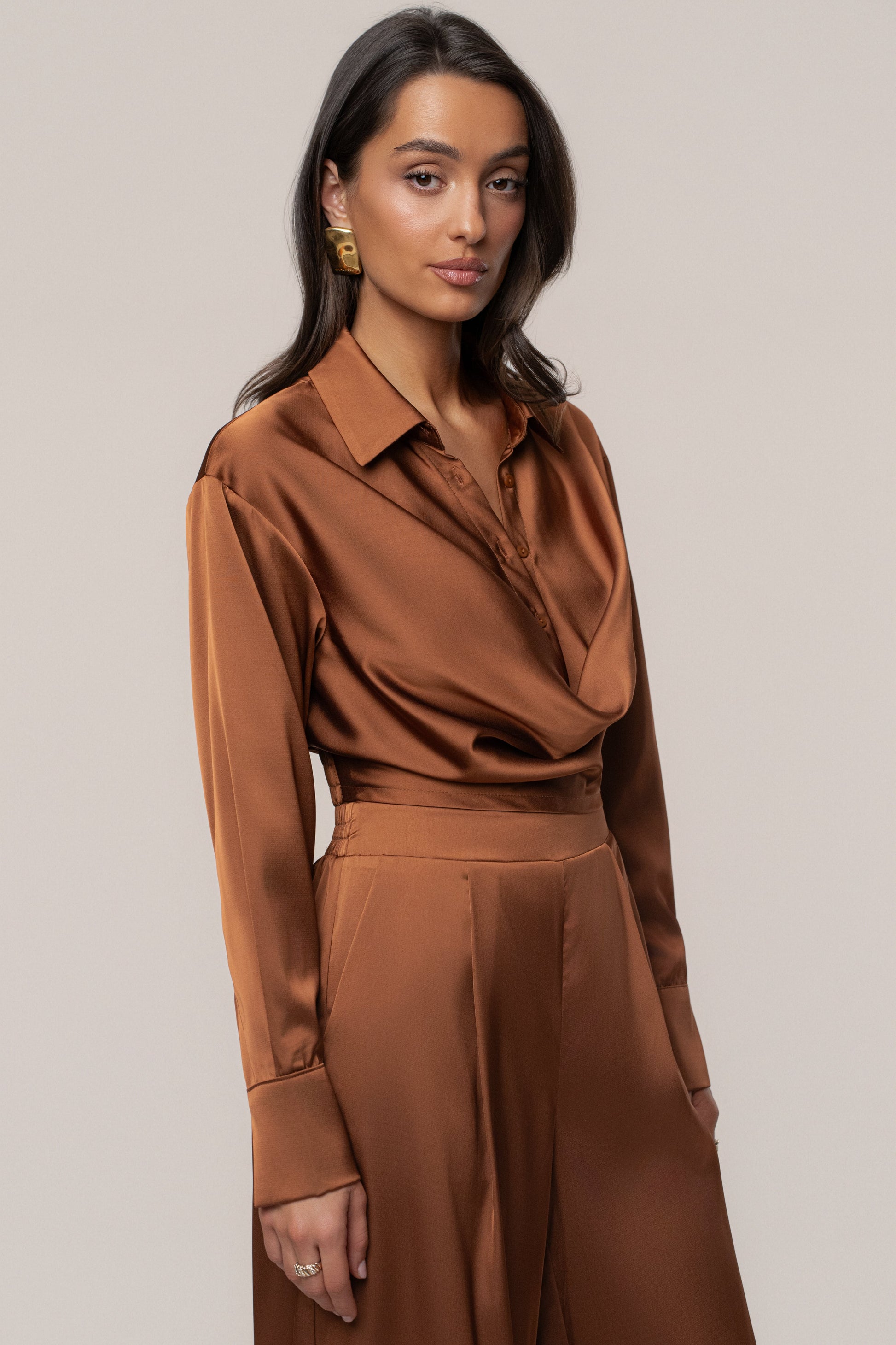 Pecan Infinite Radiance Pant set JLUXLABEL