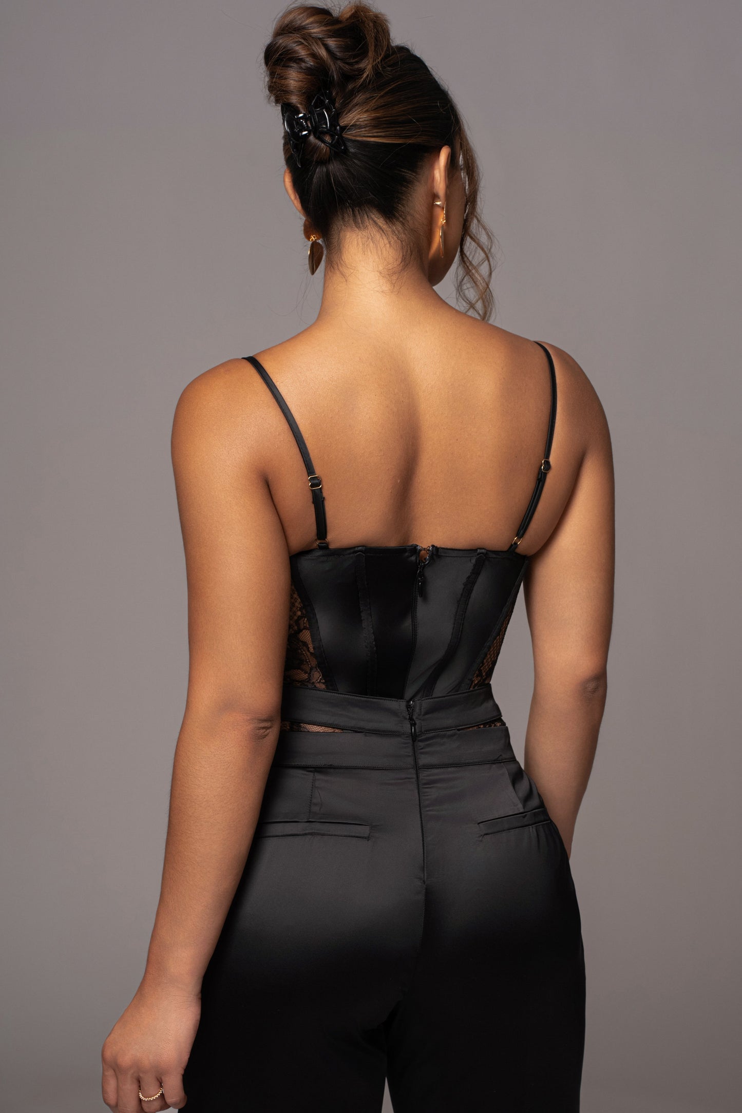 Black Incomparable Lace Bodysuit JLUXLABEL