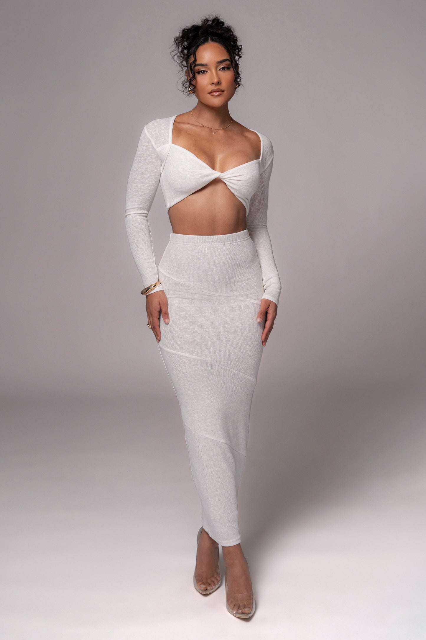 Ivory All About You Skirt Set JLUXLABEL