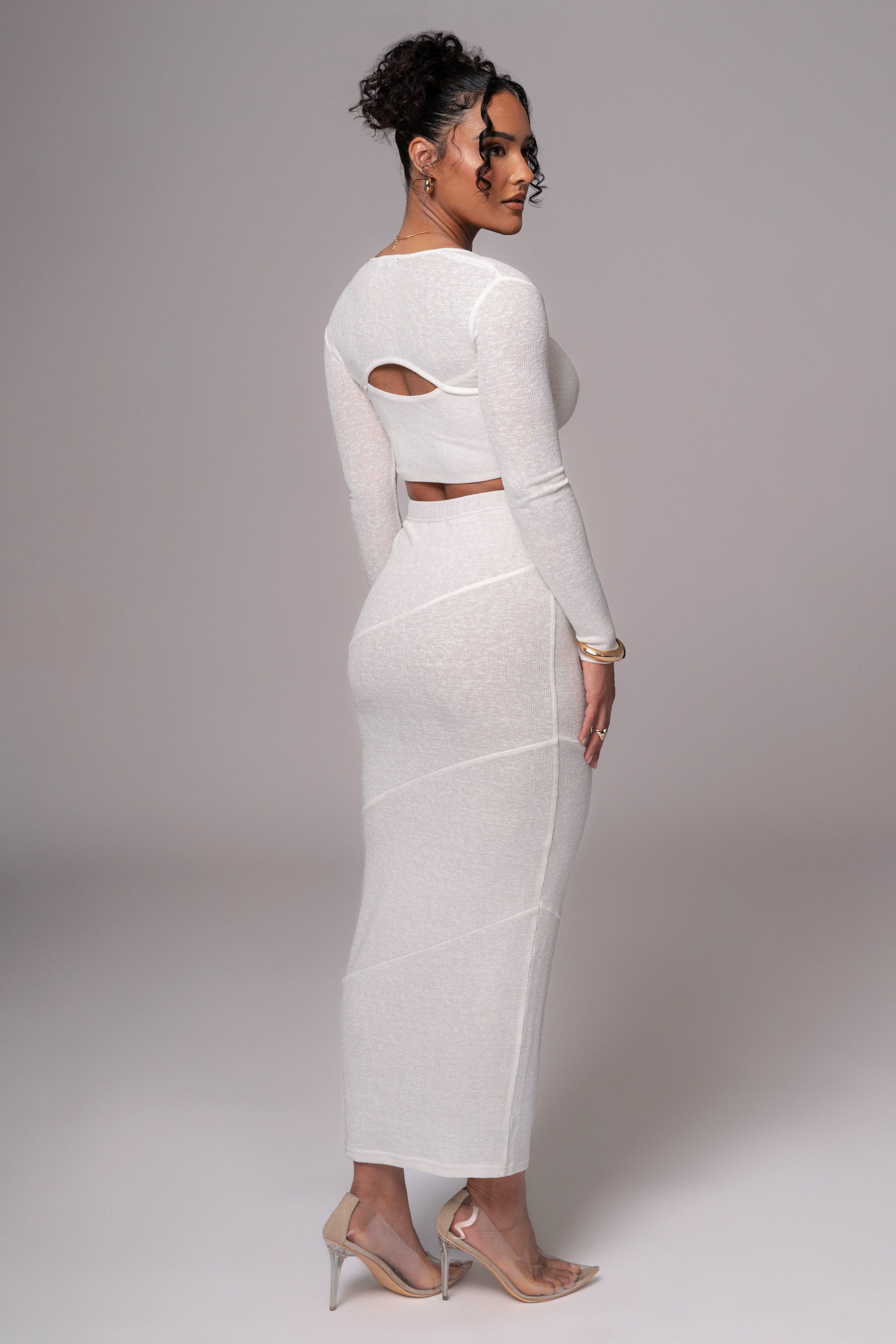 Ivory All About You Skirt Set JLUXLABEL